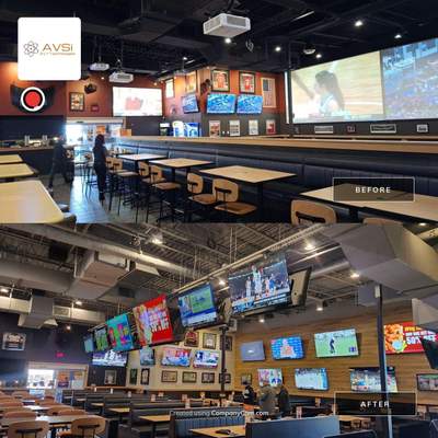 Sportsbar IP Video install