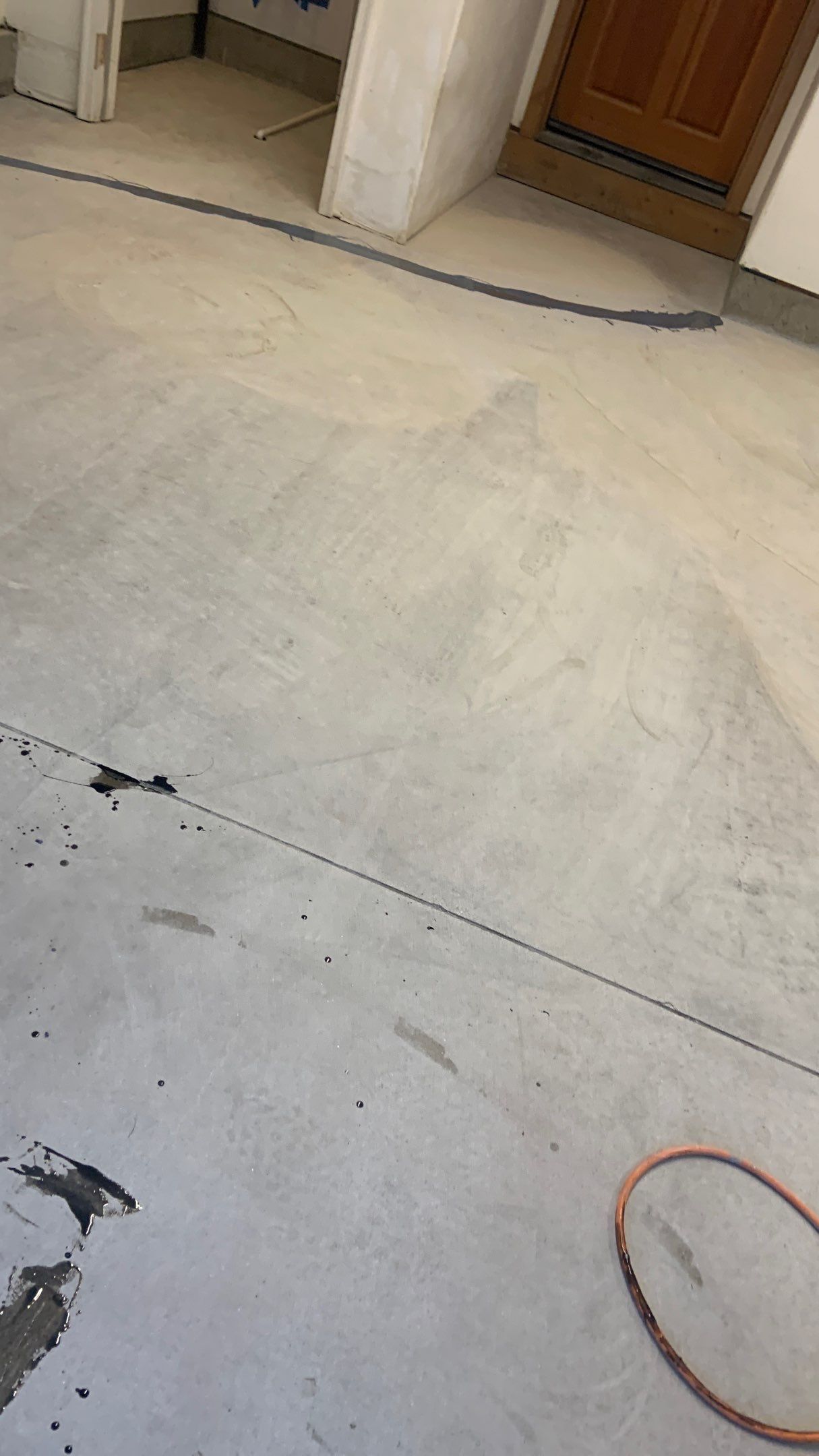 Garage Transformation using Pebble Beach by Croc Coatings, LLC