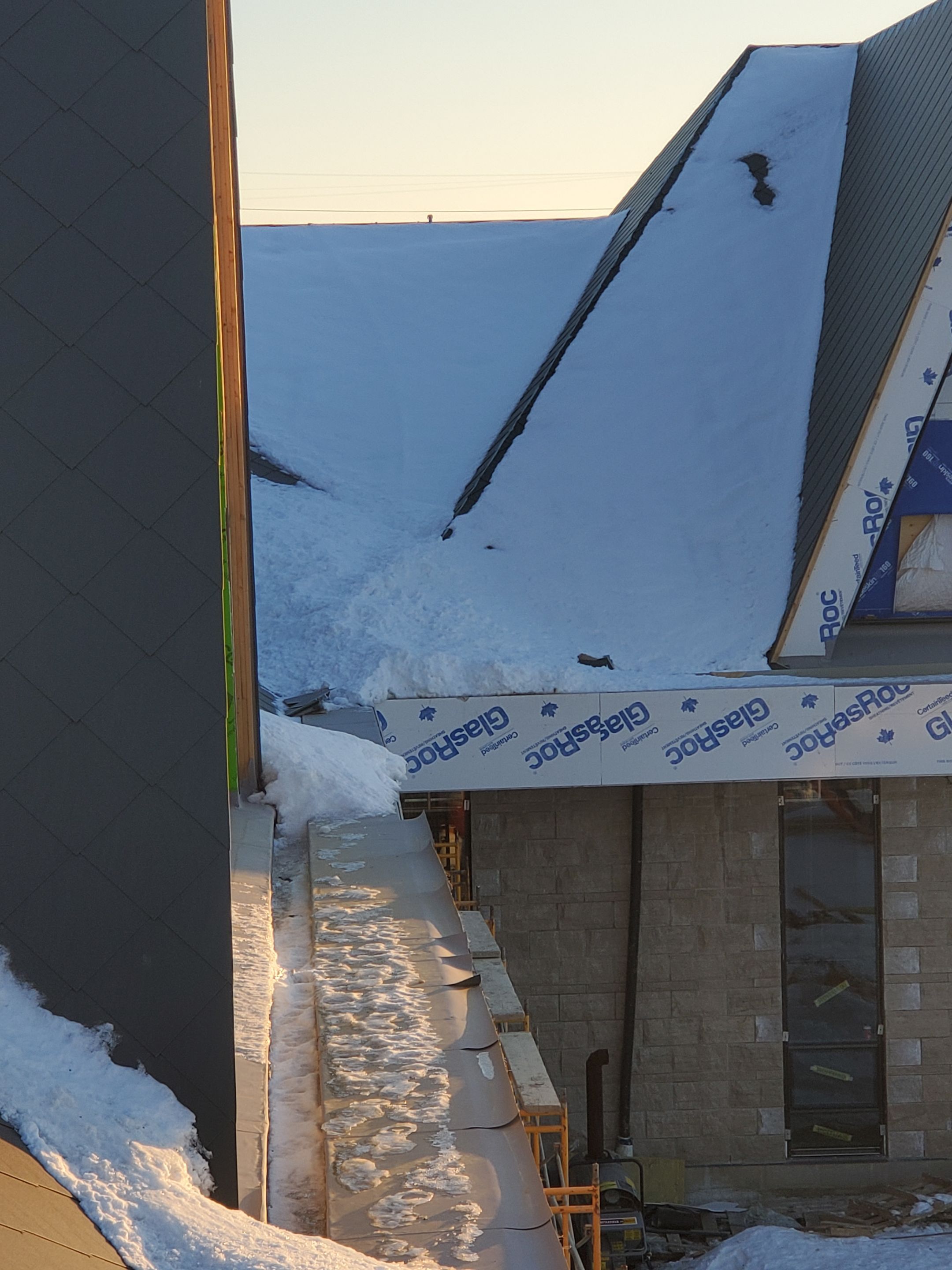 Commercial Roofing Installation using Diamond Tile Metal Shingles , Tpo Flat Roof by Jay Carter Roofing & Sheet Metal