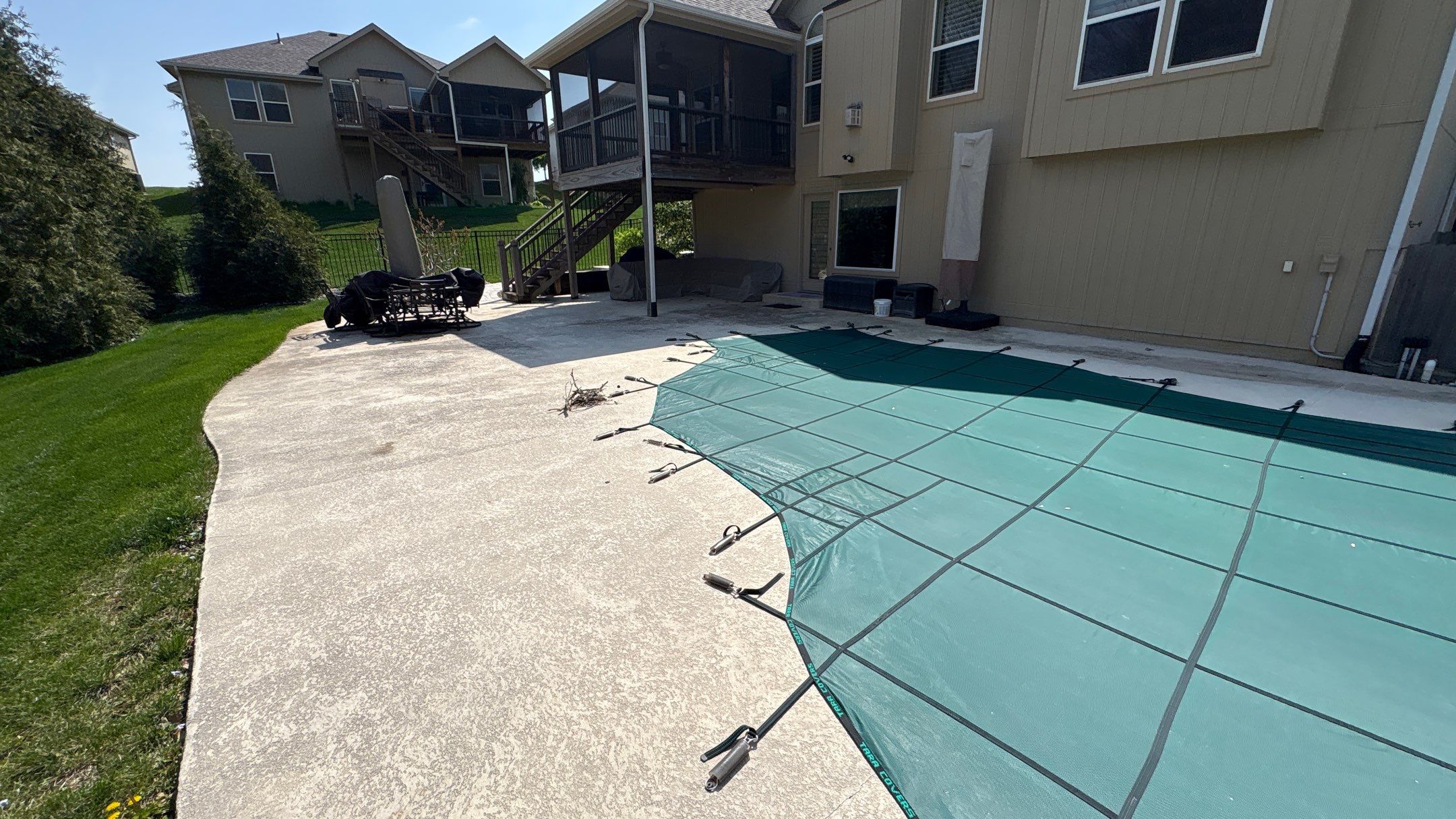 Pool Deck Refresh- Kansas City, MO by Big Red Decorative Concrete, LLC
