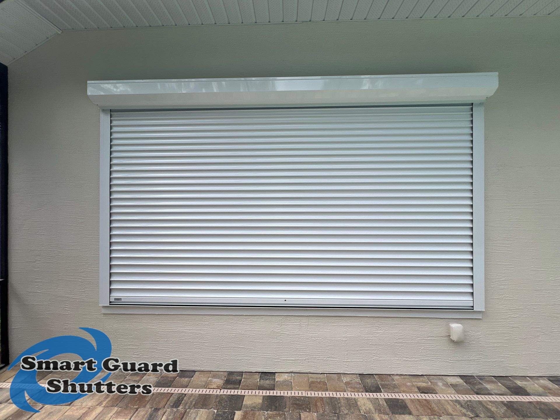 Rolling Shutter in White by Smart Guard Shutters