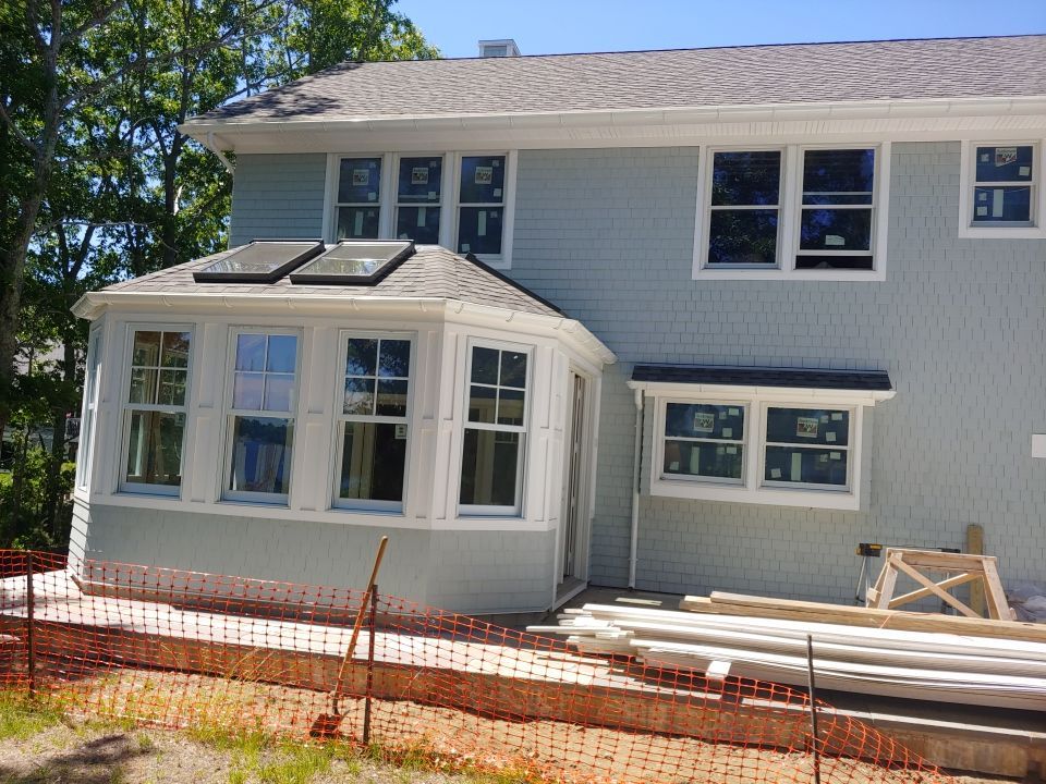 East Falmouth, MA Gutter Installation using 6" Half Round Aluminum Gutter by Gutter Pro Enterprises