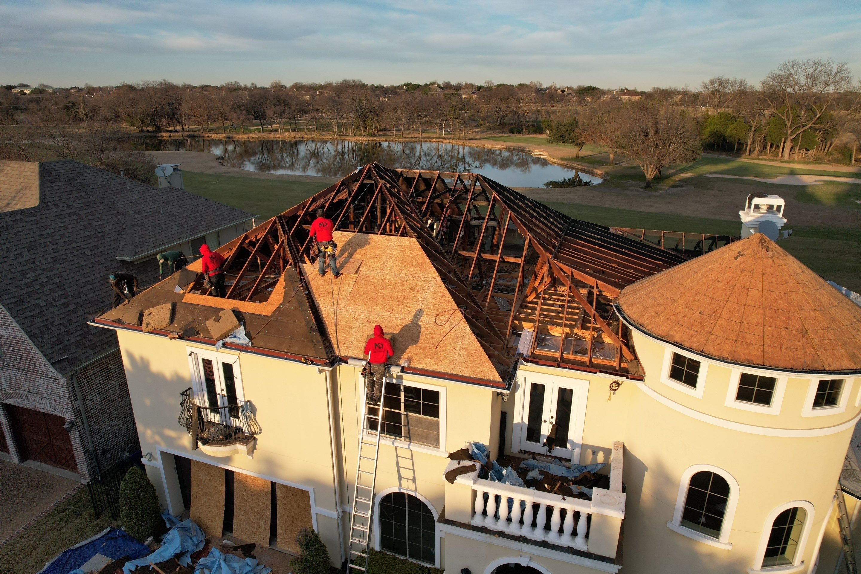 Project in Garland  by Zeus Exteriors