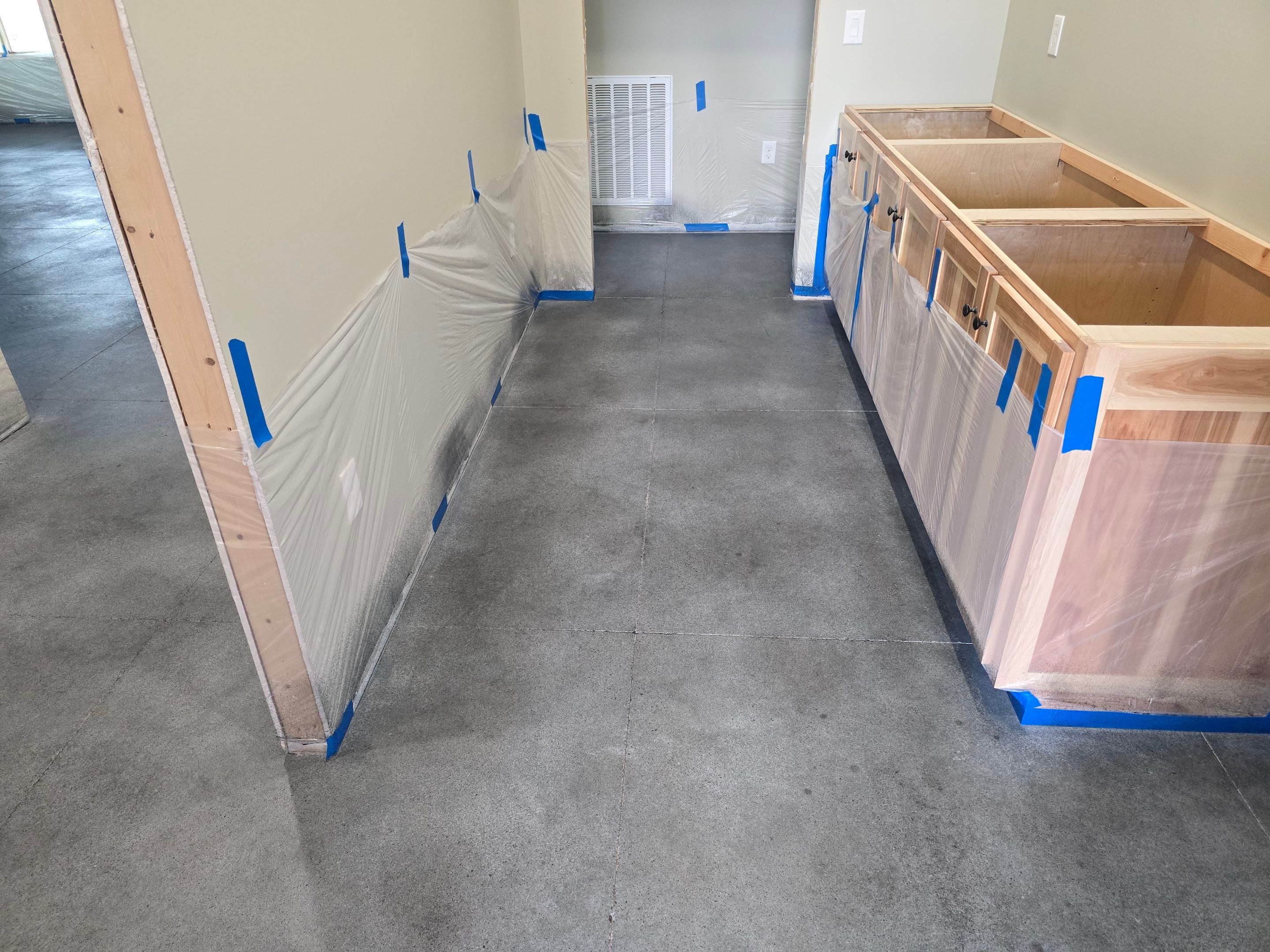 Home Renovation using Grind, Stain, & Seal by Elite Floor Solutions