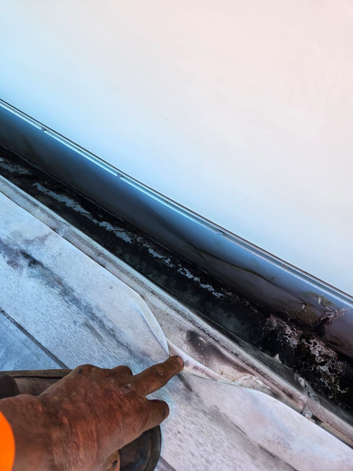 Commercial Roofing Repair using TPO and Metal Decking by Four Peaks Roofing