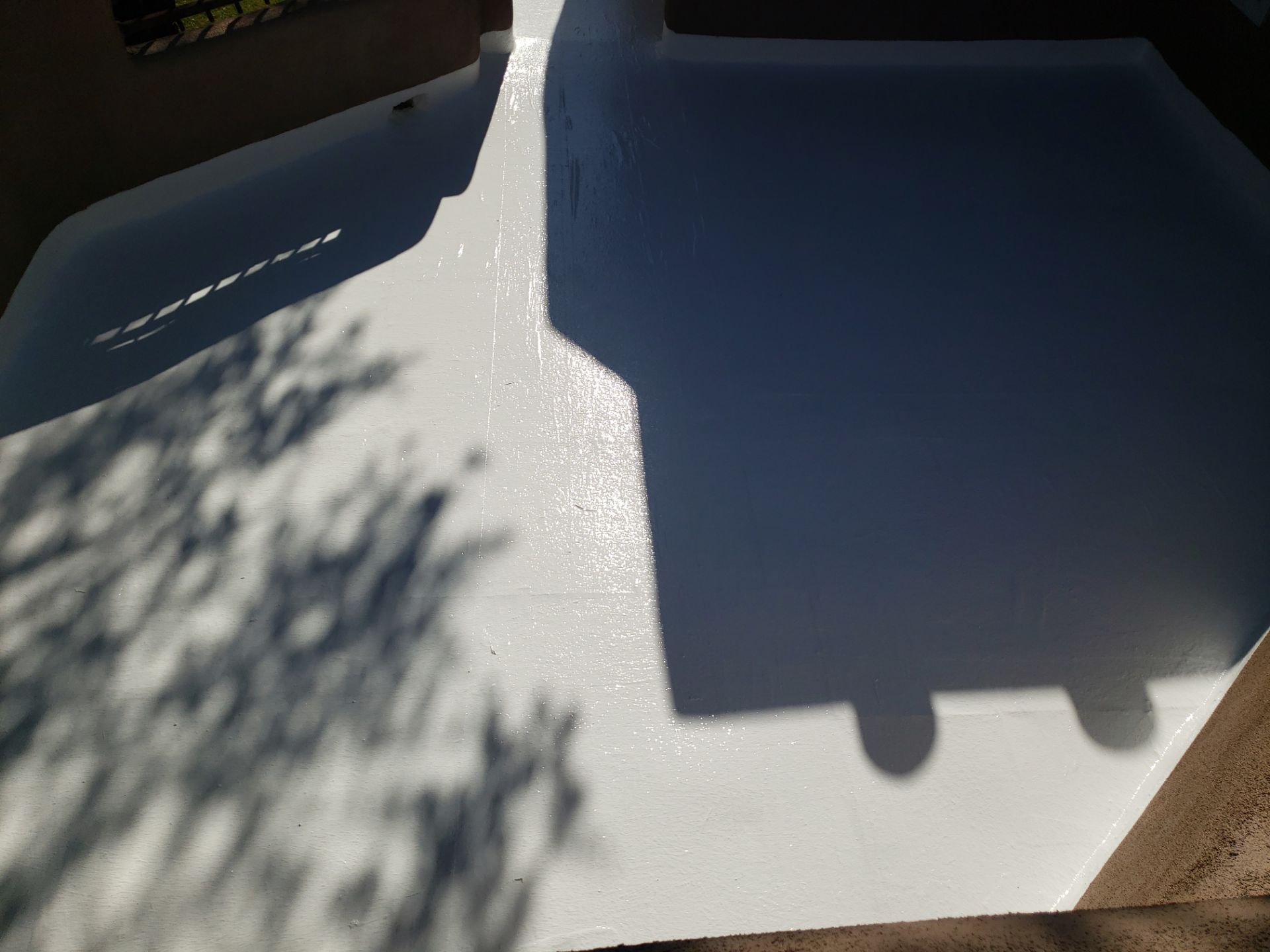 Residential roof application by SPF Services 