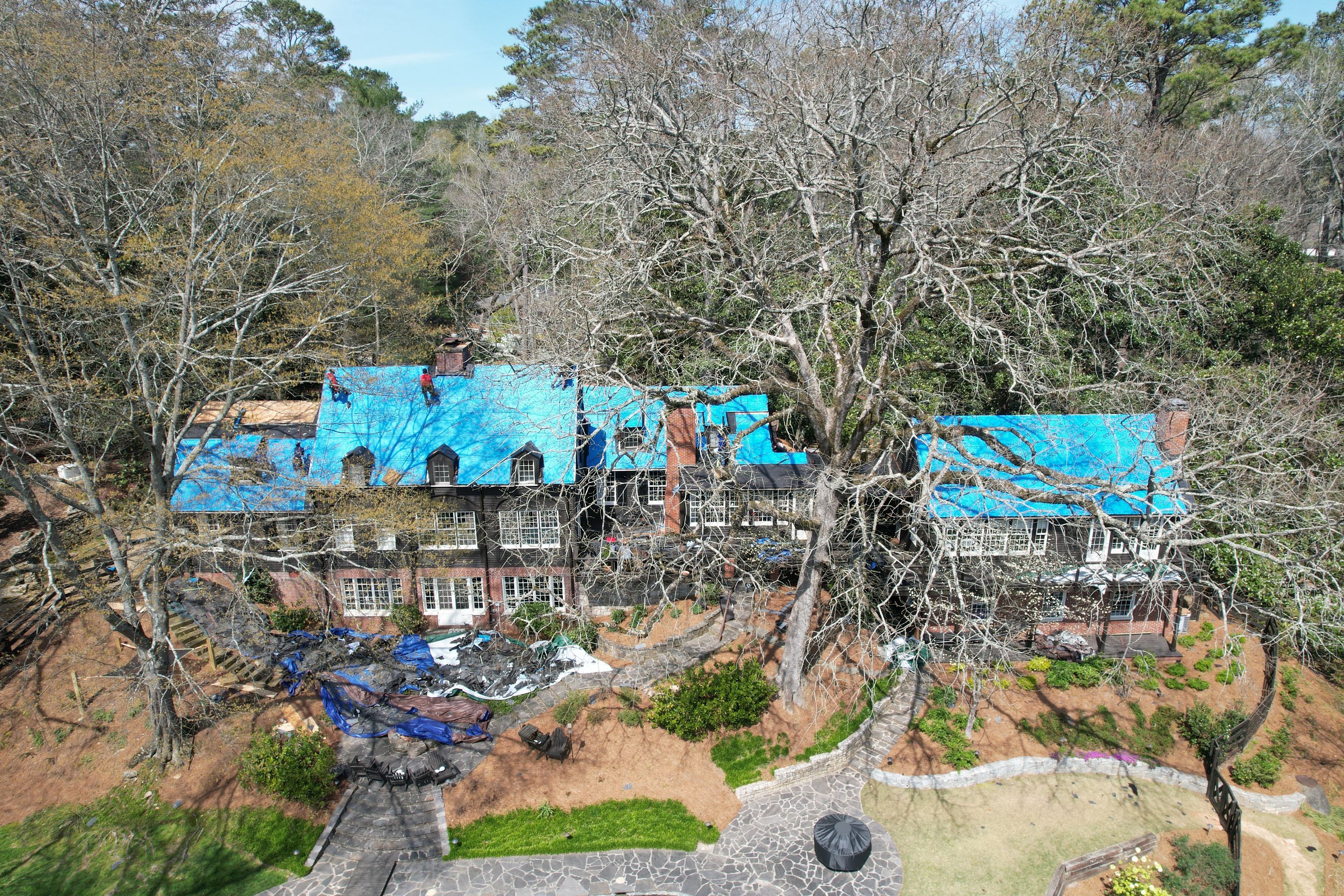 Residential Roofing Installation using Da Vinci Slate  by Inspector Roofing and Restoration