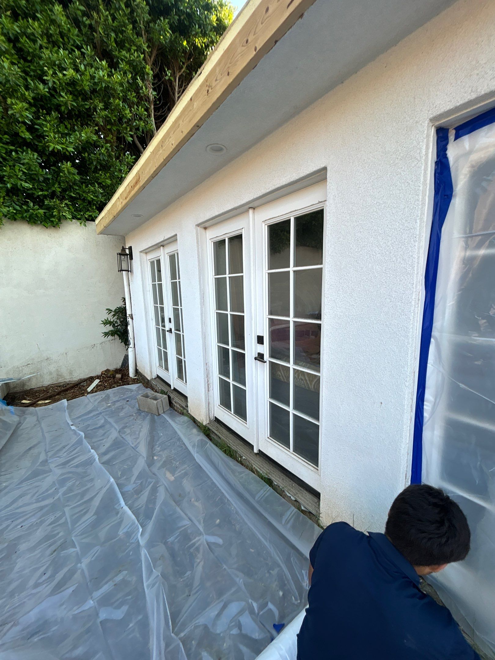 Stucco Dustless Sandblasting In Los Angeles, CA by La Power Washing Inc