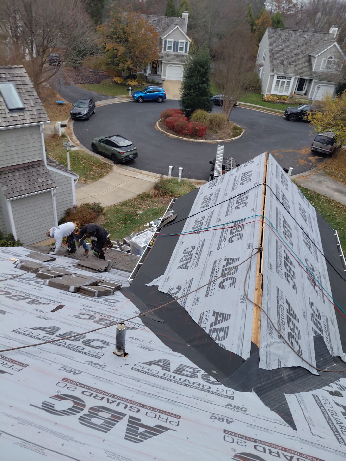 Reston :  Residential Roof Replacement with Brava Synthetic Cedar Shake Class C Natural  by RM Banning, Inc.