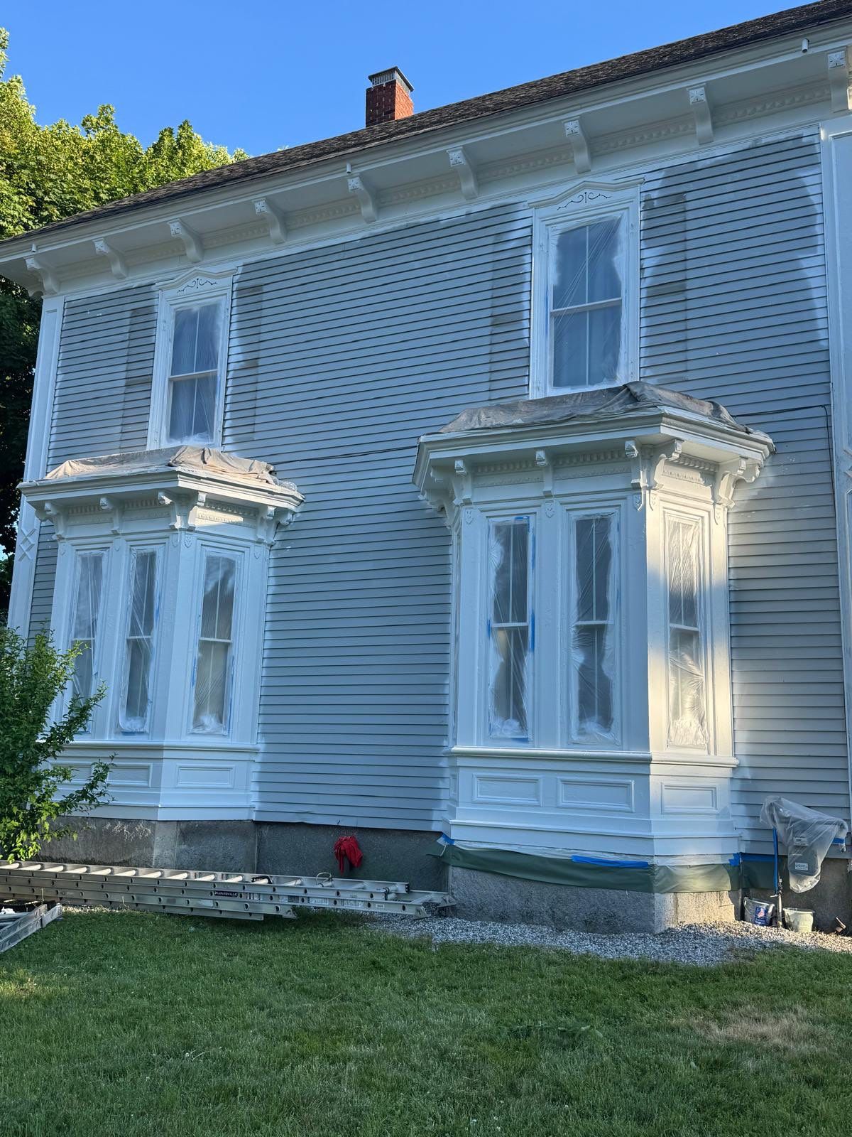 Exterior Home Painting and Carpentry Repairs in Hallowell by Picture Perfect Pro Painting