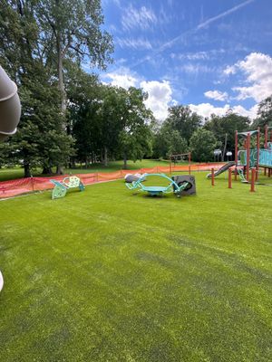 Playground Grass at Schoaff Park