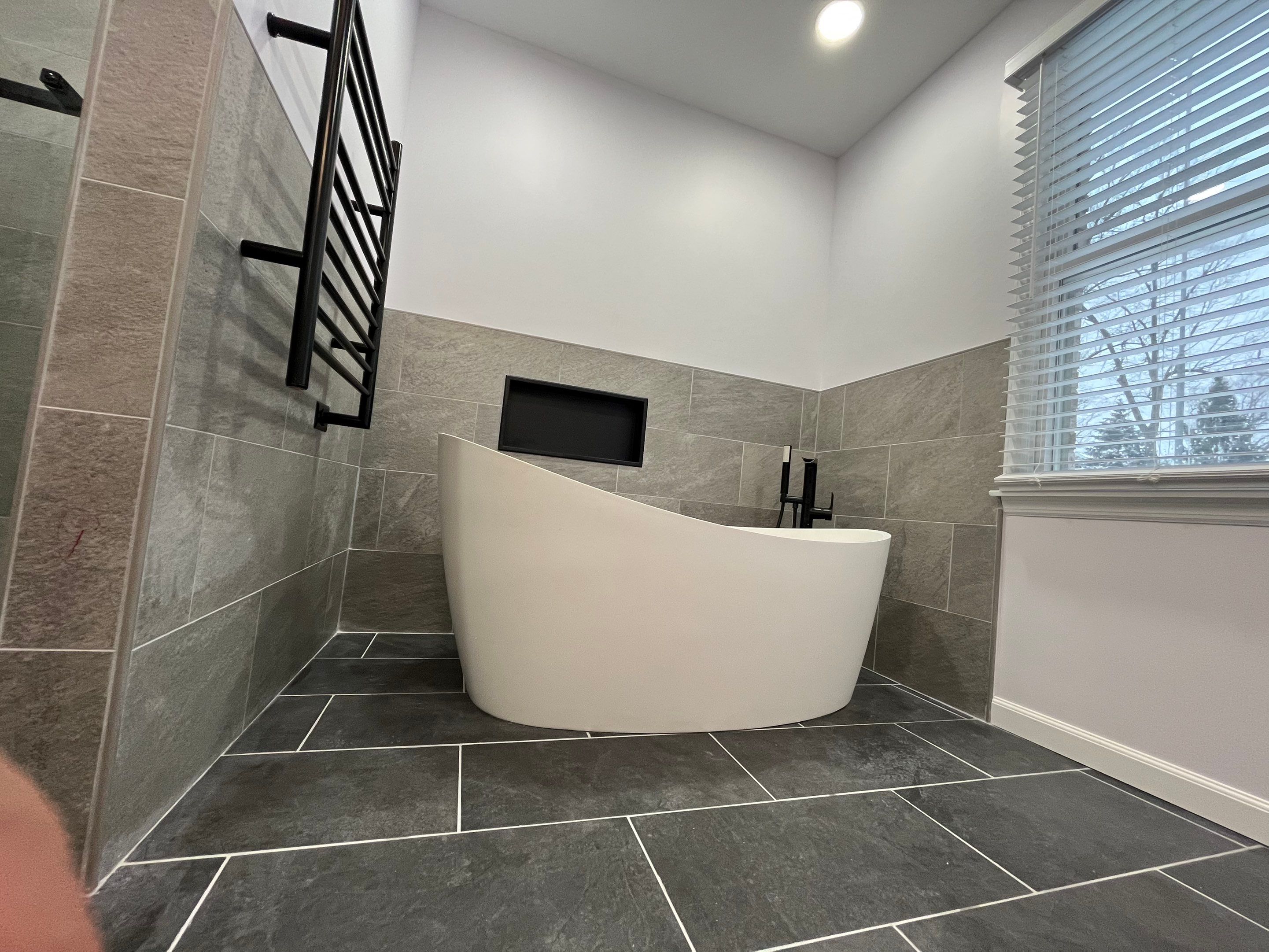 Bathroom Remodel using Tile by Home Concepts Construction