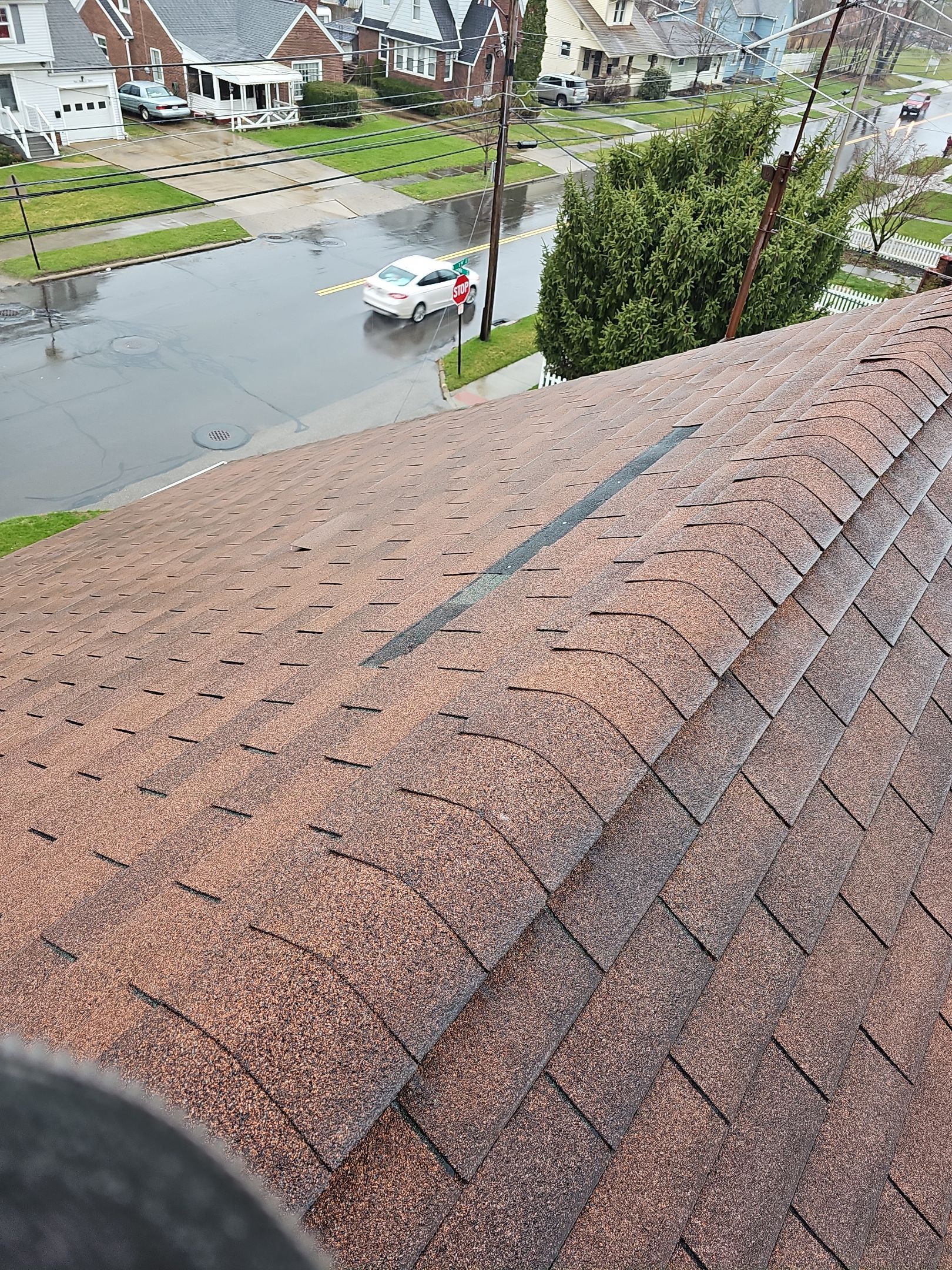 ATLAS PINNACLE COLOR: HEATHERBLEND DRIPE EDGE: WHITE by Eagle Eye Roofing