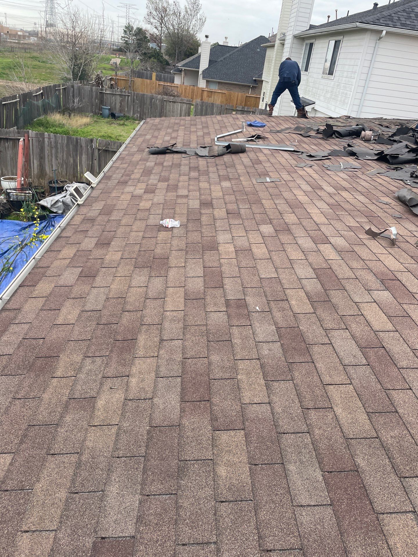 Residential Roofing Installation using Owen's Corning Duration (Lifetime) Shingles by Roof Repair Company