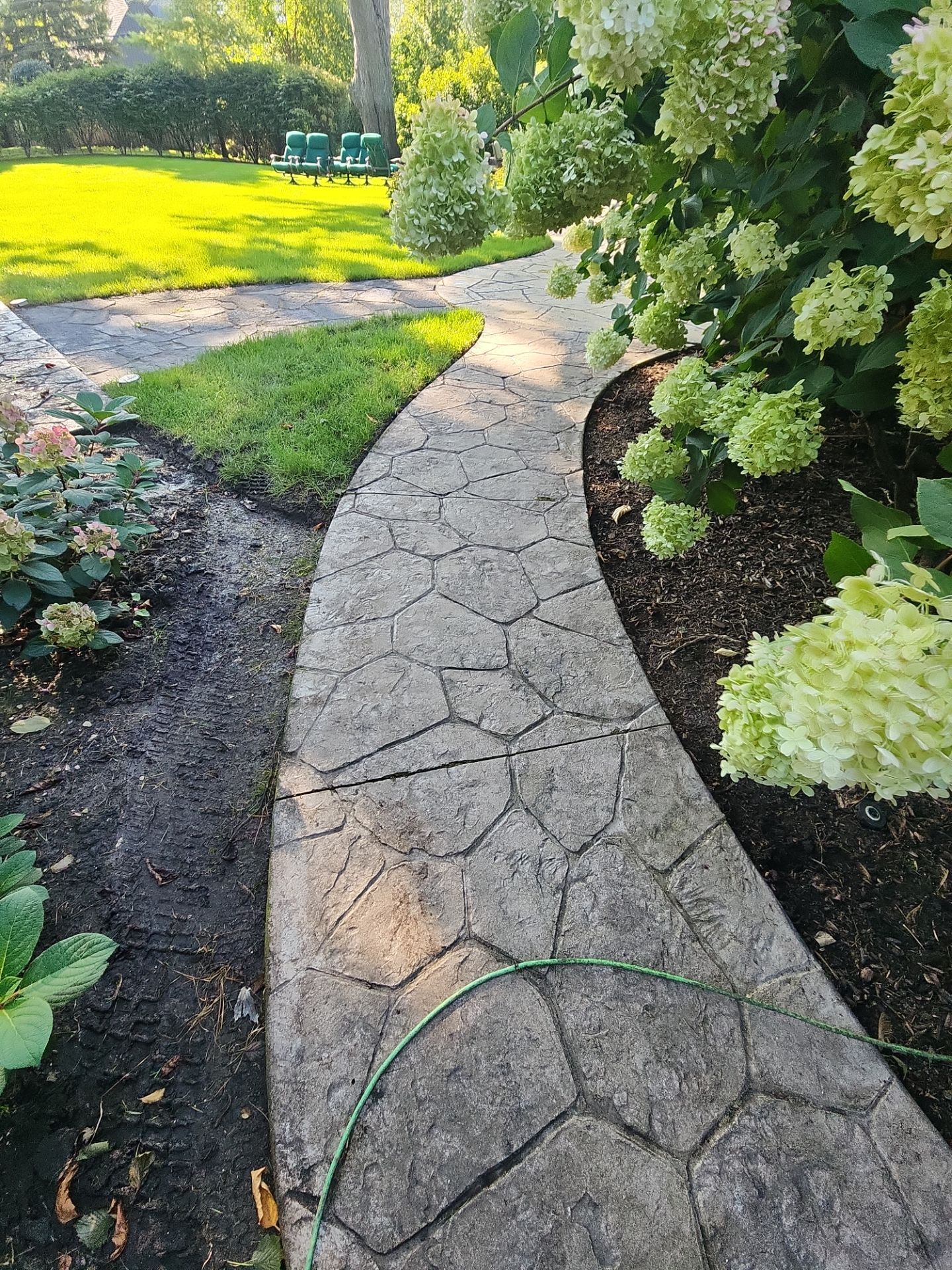 Stamped Concrete Surface Cleaning by Northern Power Washing LLC.