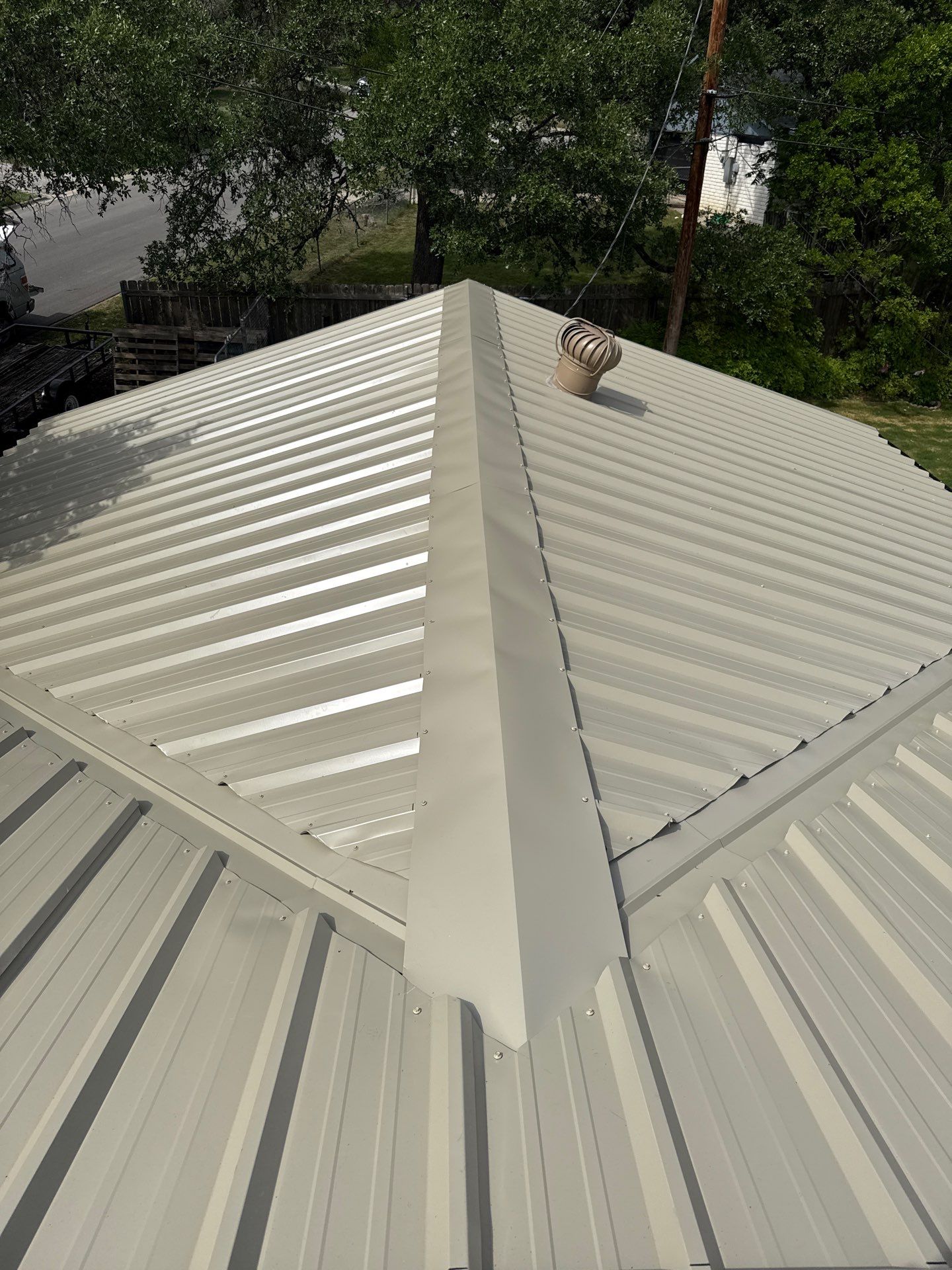 Residential Metal Roof Replacement and Custom Fascia Repair in Kerrville by Rich the Roofer LLC