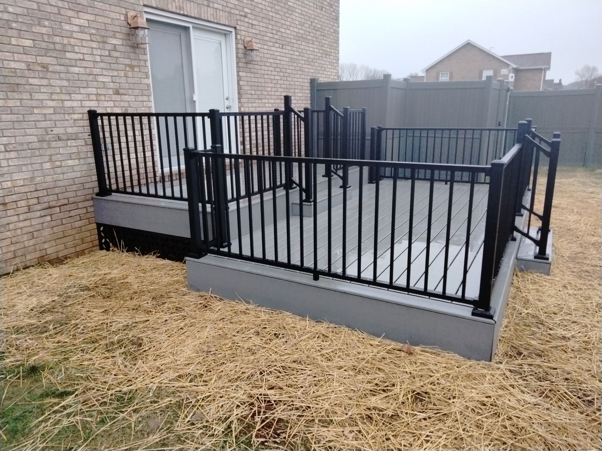 Deck Replacement using Trex Decking and Railing  by Secure Construction Company Inc