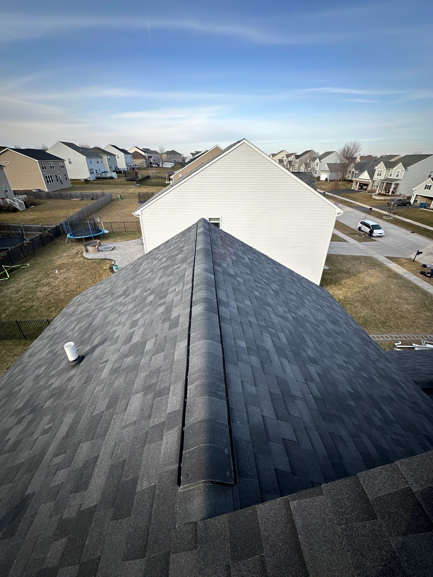 Residential Roofing Installation using Malarkey Roofing by Perfect Exteriors Inc. 