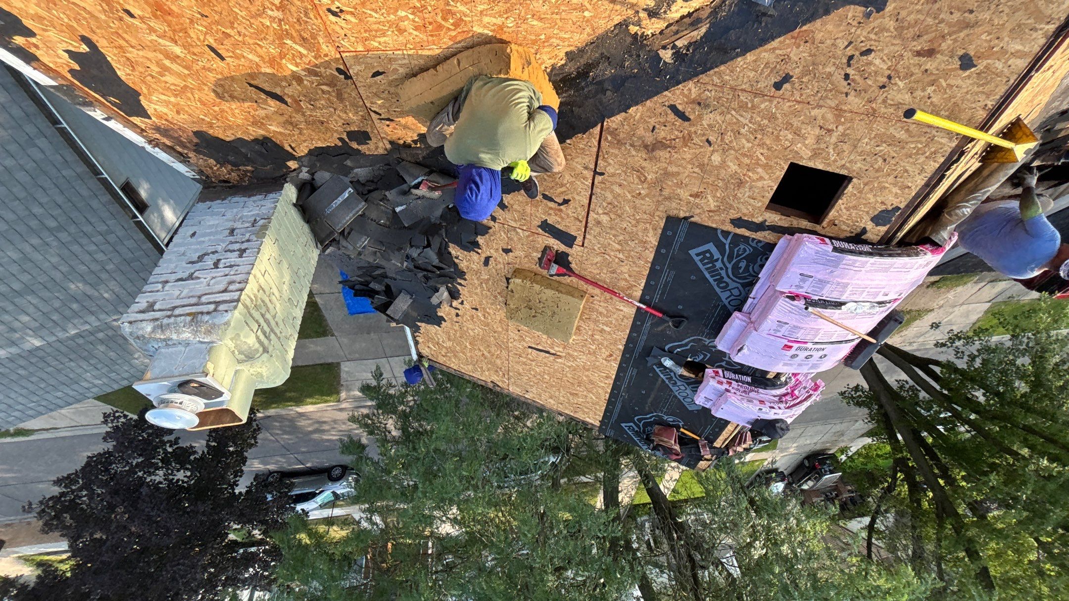 Roof Replacement using Owens Corning Driftwood by 180 Contractors