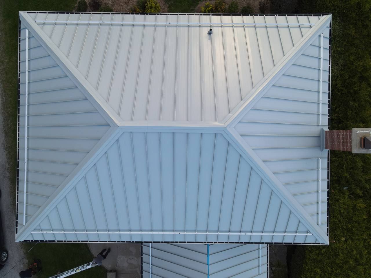 Standing Seam Metal Roofing using 16" Standing Seam Panels by Jay Carter Roofing & Sheet Metal