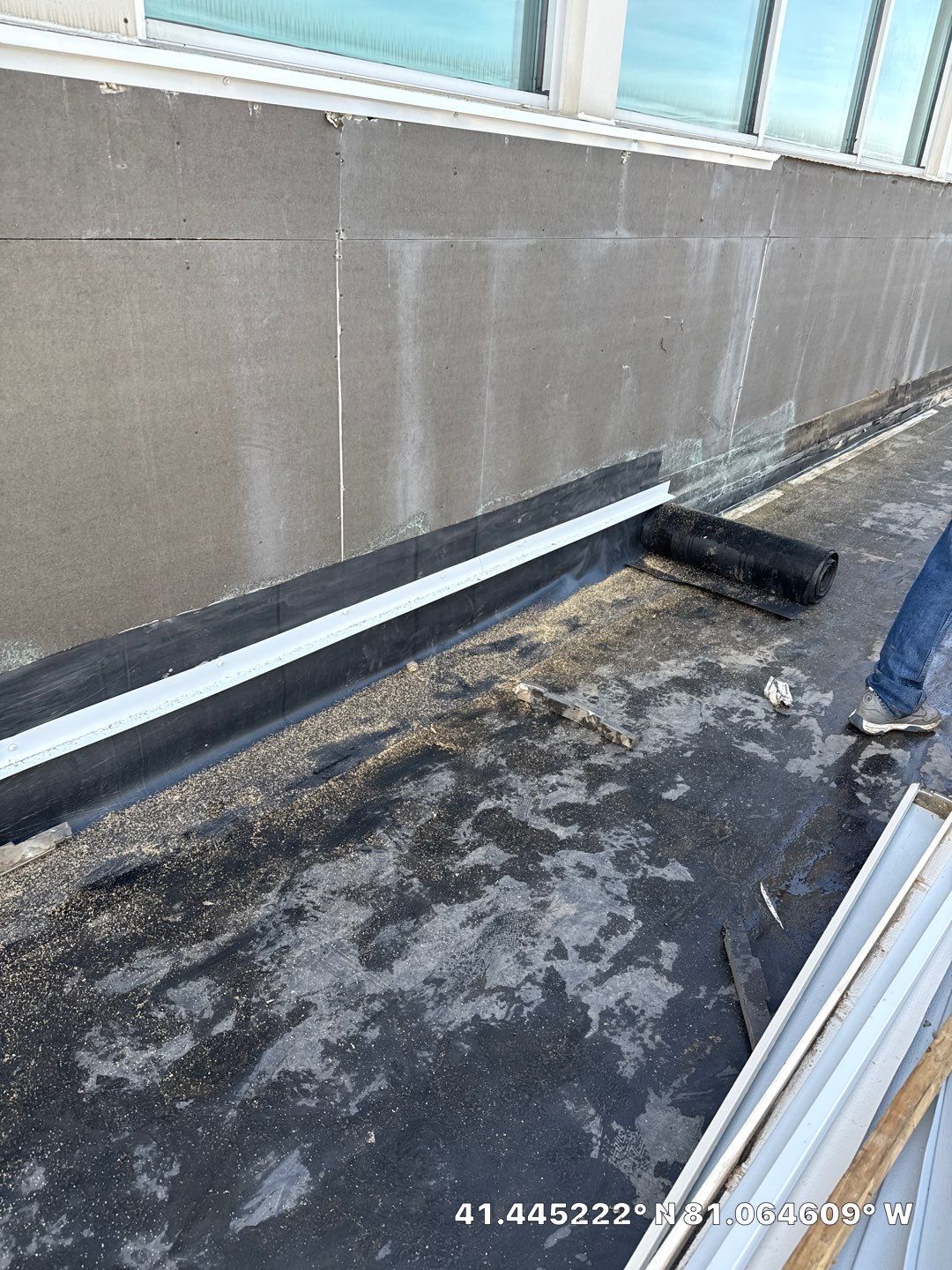 Edge metal and Siding replacement by Commercial Roofing and Coating Systems 