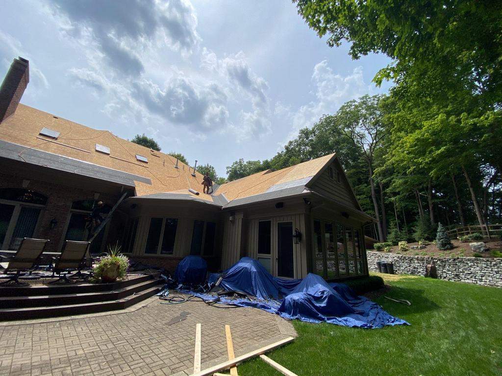 Residential Roofing Installation using GAF Timberline HDZ Barkwood by Nitro Roofing and Construction