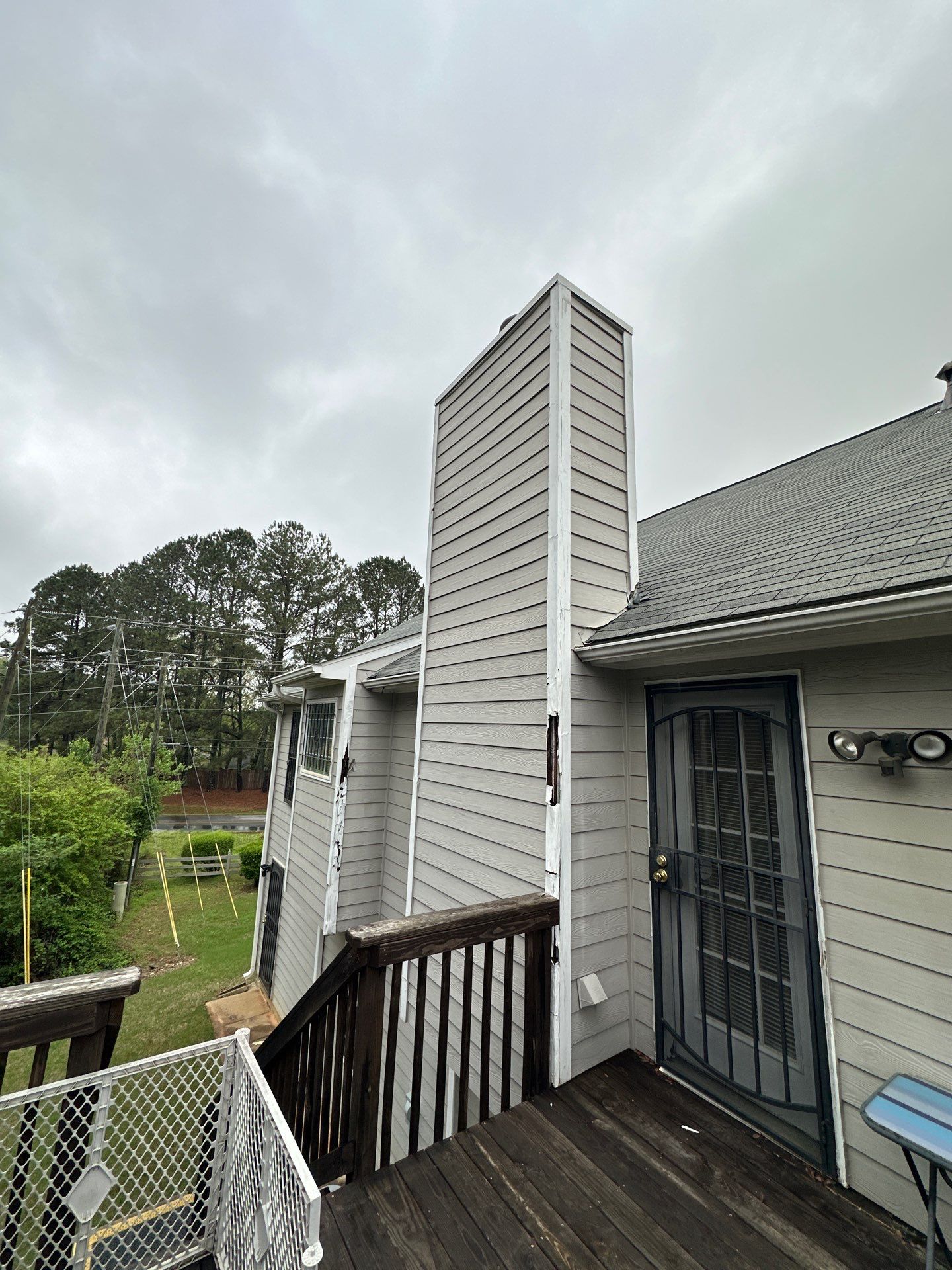 Rotten Wood Replacement with James Hardie Products by Nelson Exteriors 