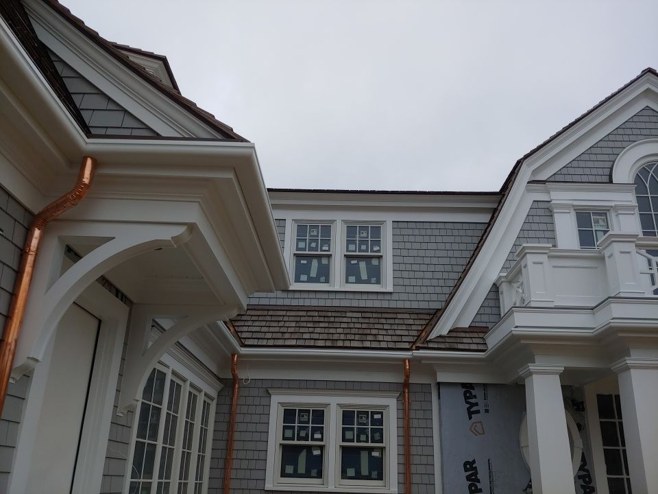 Gutter Installation using 4x6 Fiberglass Gutter in Chatham, MA by Gutter Pro Enterprises