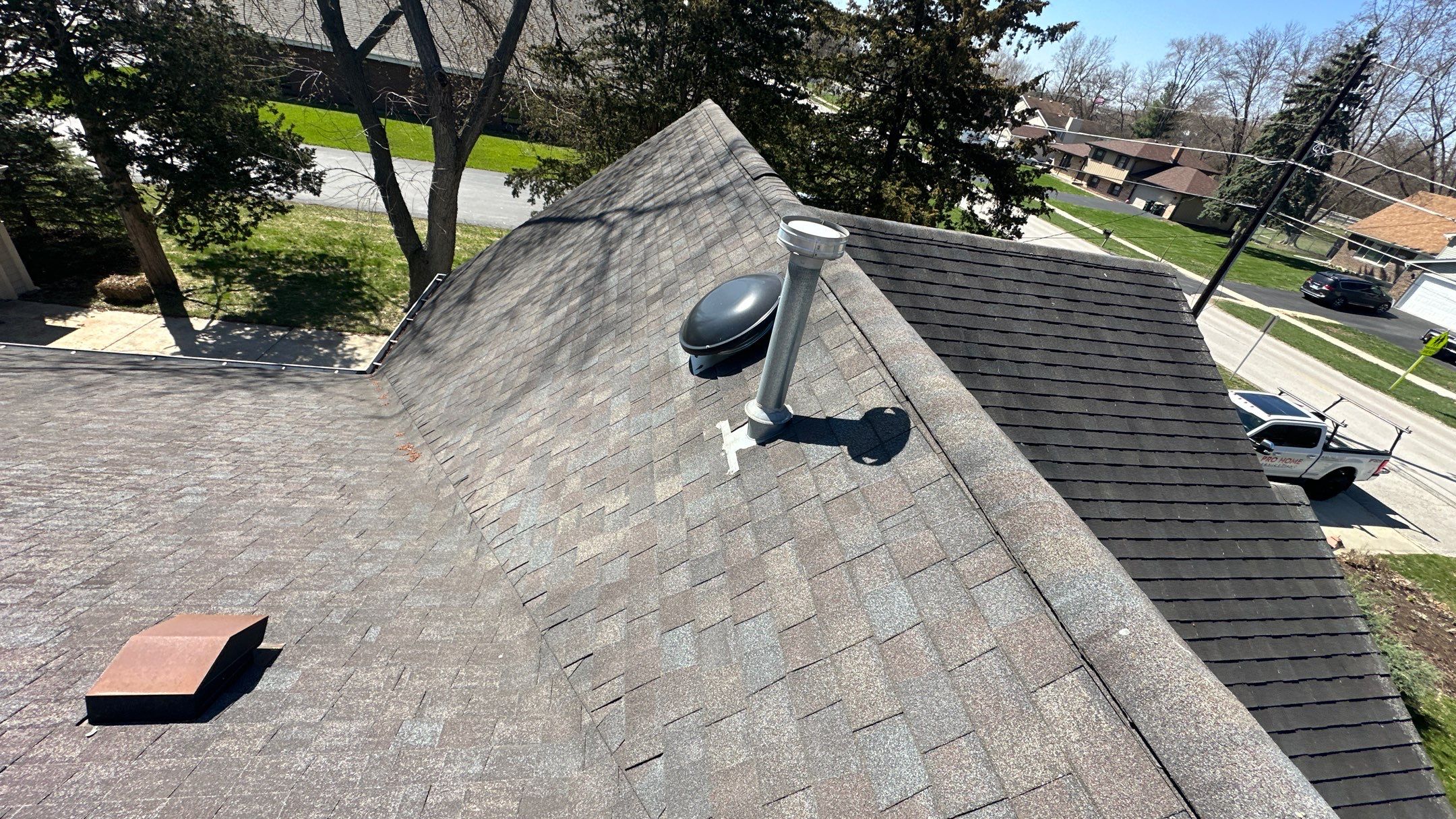 Roof replacement- Malarkey Vista color Hether by Pro Home Services Inc