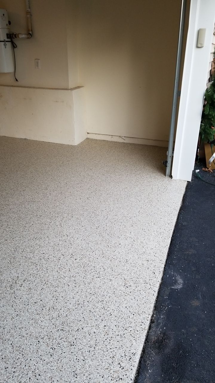 Garage Floor in Driftwood by Spectrum Painting, LLC