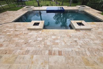 Pool Deck using TopSeal