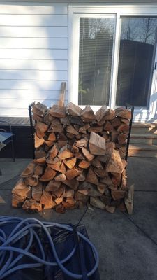 Firewood Delivery  using Seasoned Firewood