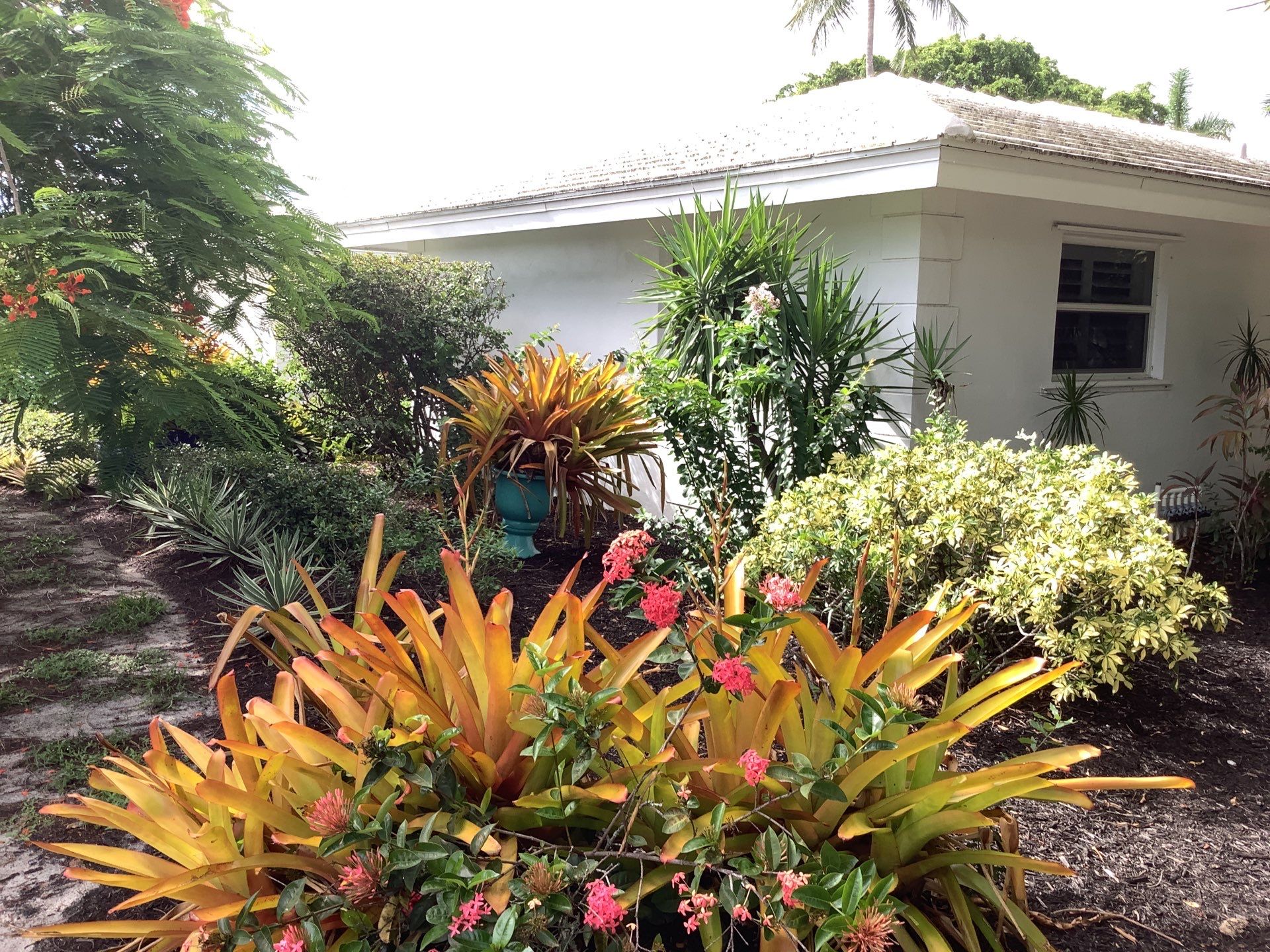 K-Style Seamless Gutter Installation using 3X4 Elbow Downspout in Marco Island, FL  by Gutter Professors