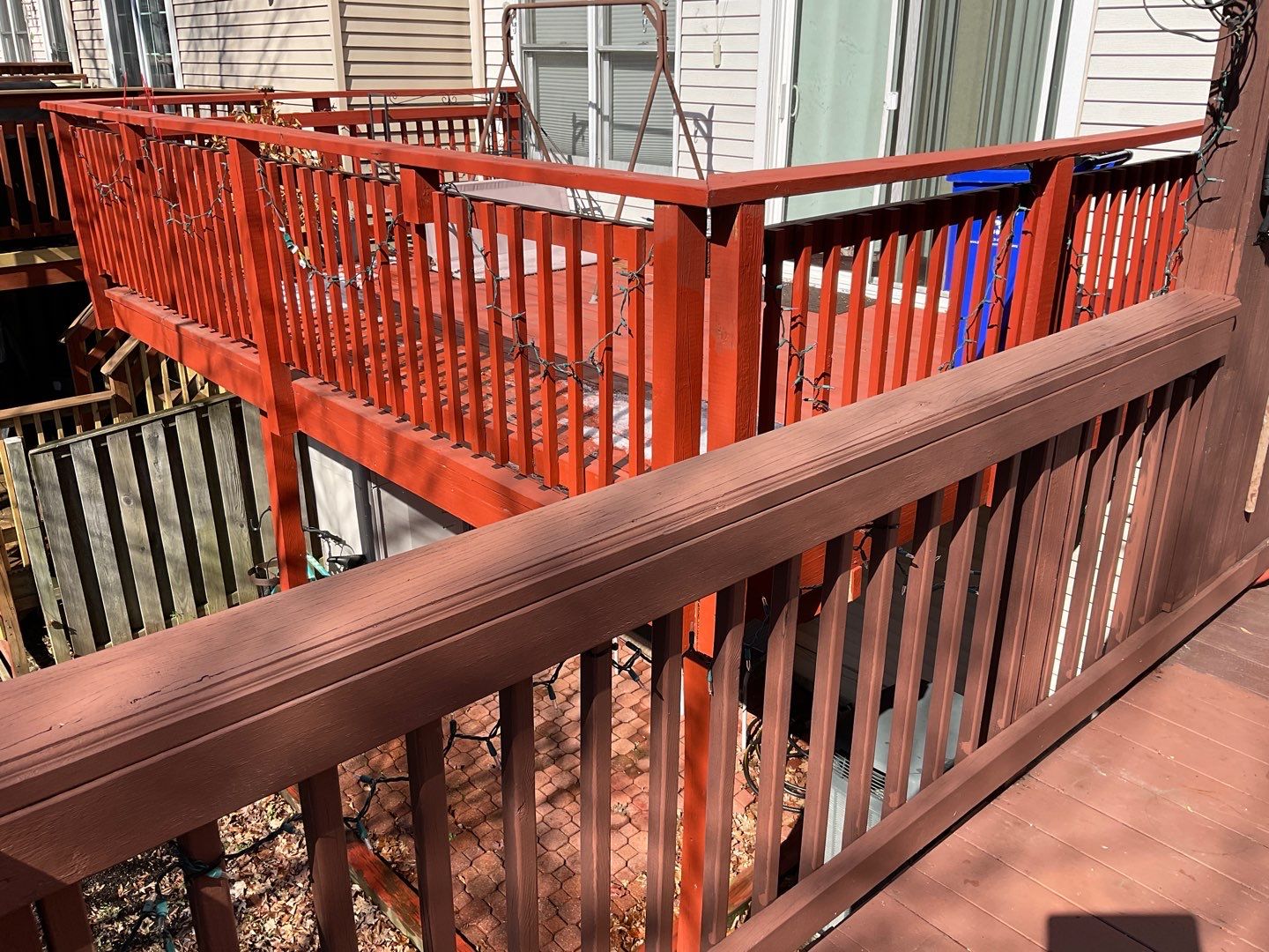Deck Installation using New Composite Deck Board by Alpha Design Services