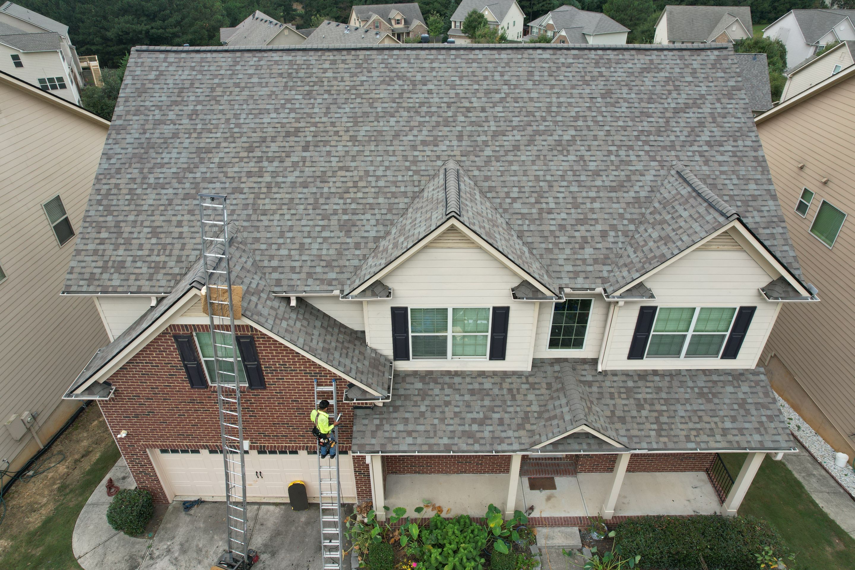 Residential Roofing Installation using Owens Corning by Inspector Roofing and Restoration