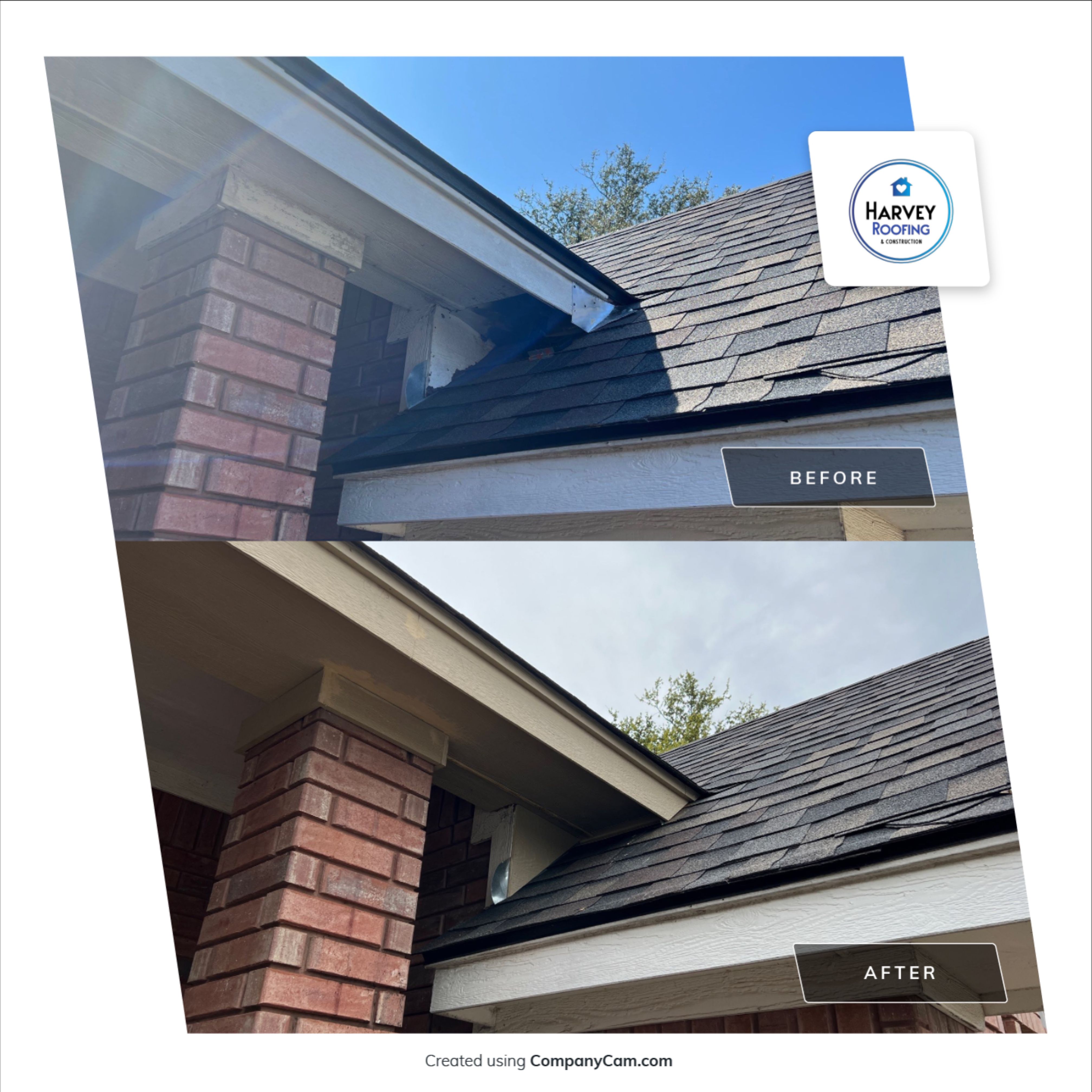 Exterior Repair using Various Exterior Products by Harvey Roofing & Construction