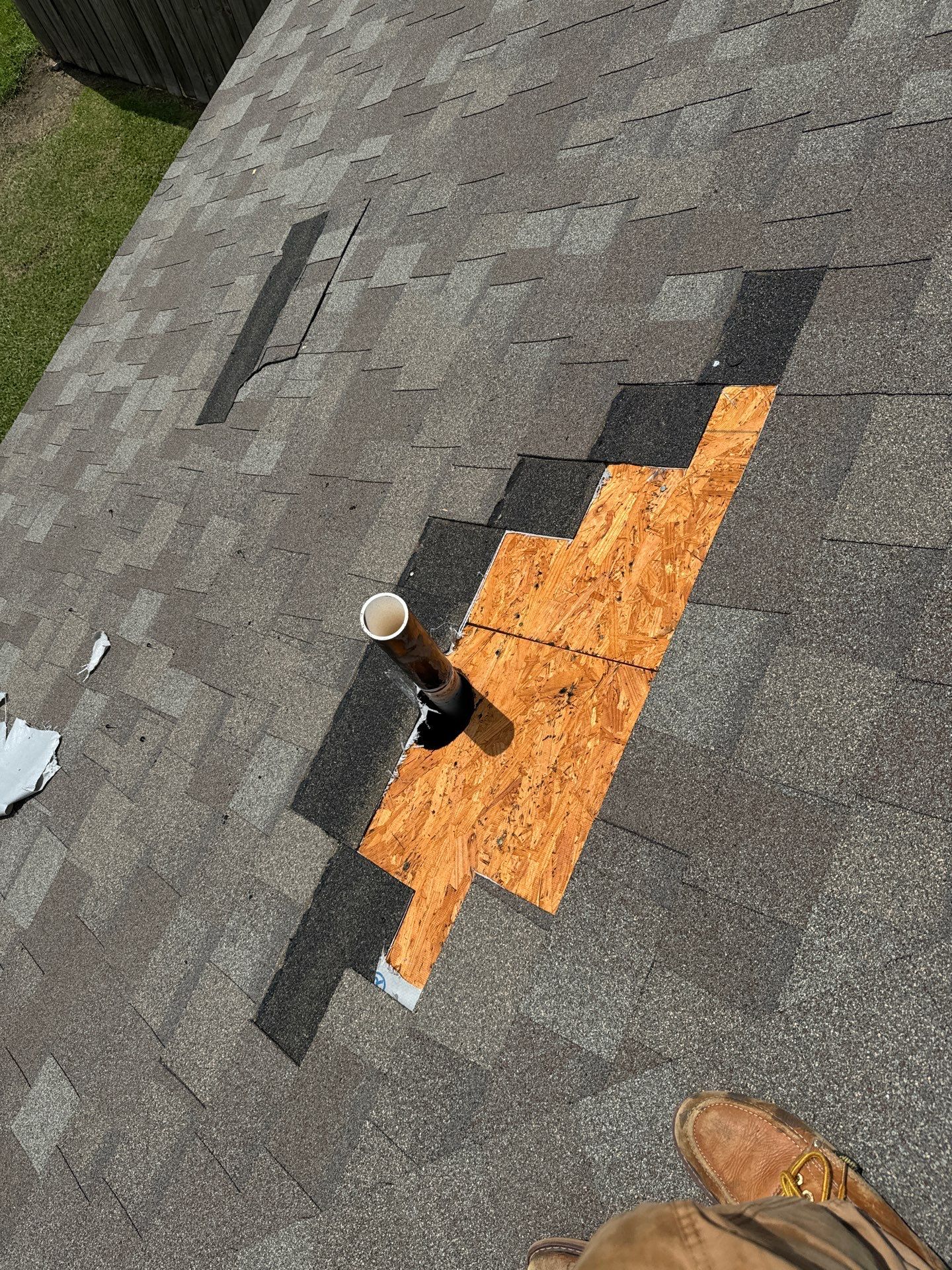 Hail Damage using Owen's Corning Duration (Lifetime) Shingles by Roof Repair Company