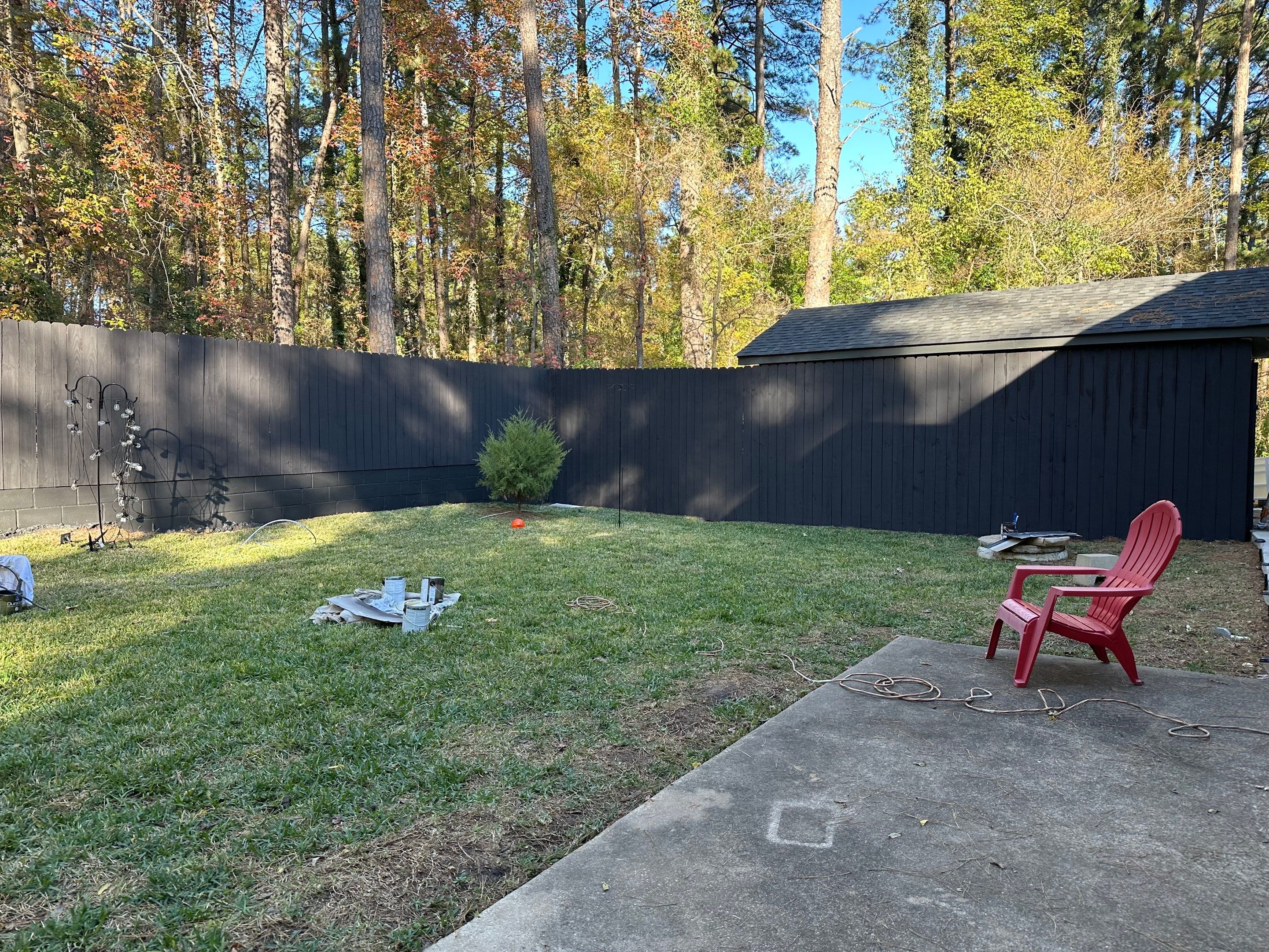 Hide-a-way Lake, Tx. Fence Staining and Interior Work by Quality Coats Painting