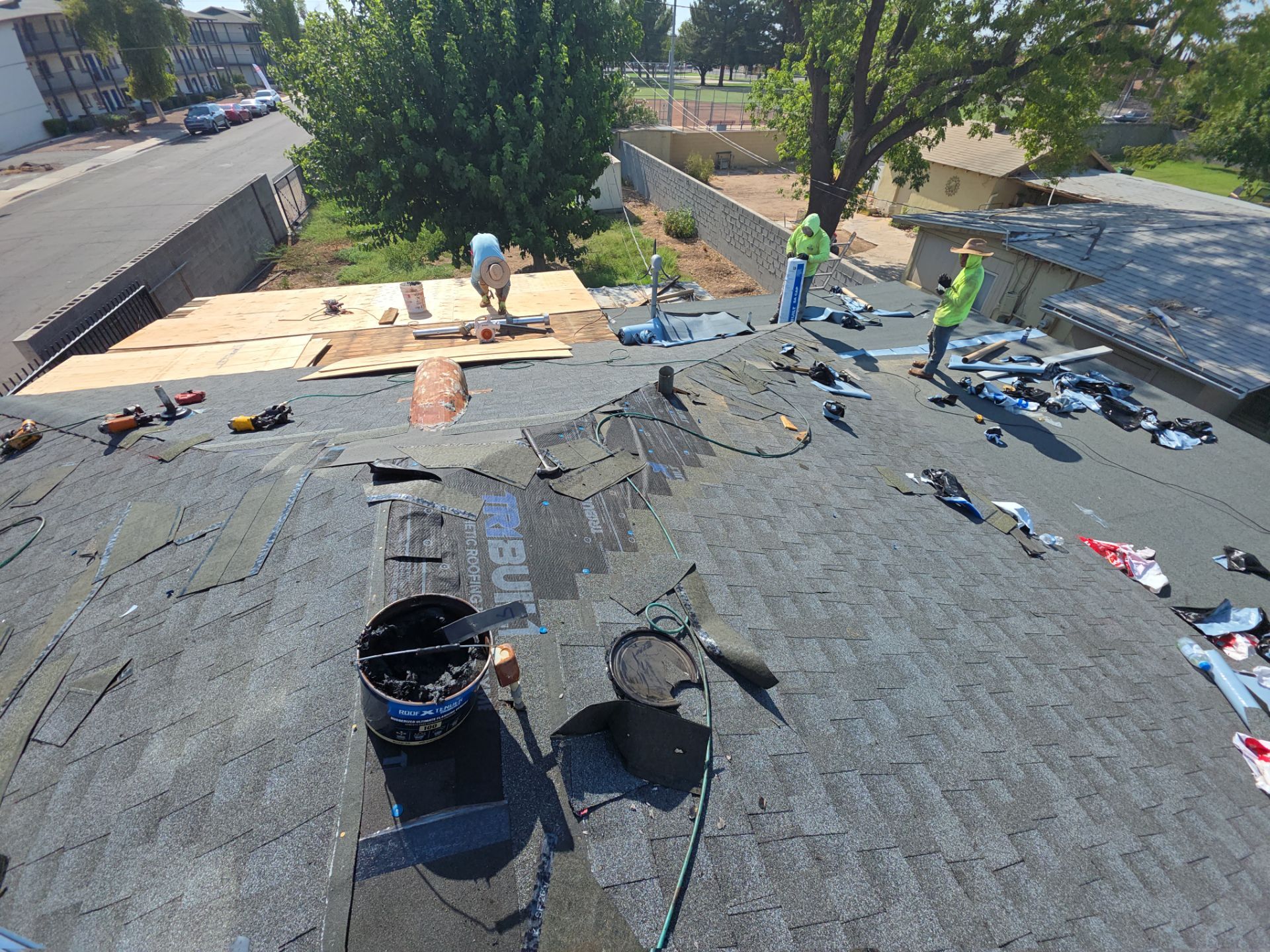 Residential Roof Install using GAF by Weather-Tite Roofing