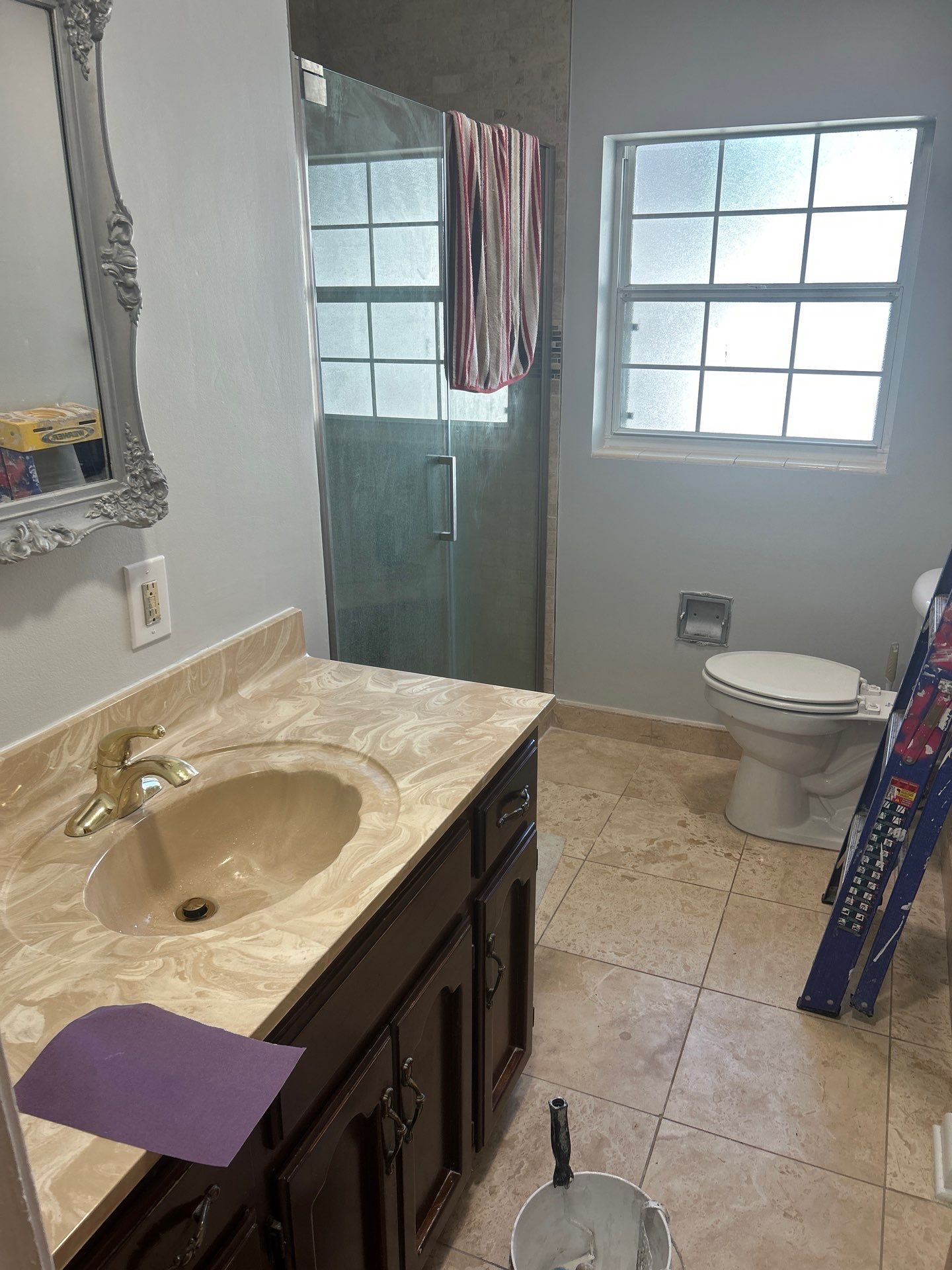 Luxury Bathroom Makeover: Walk-in Shower & Saloon Doors Renovation by urban green energy llc