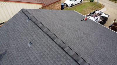 Full GAF Charcoal Roof Replacement in Garland, TX