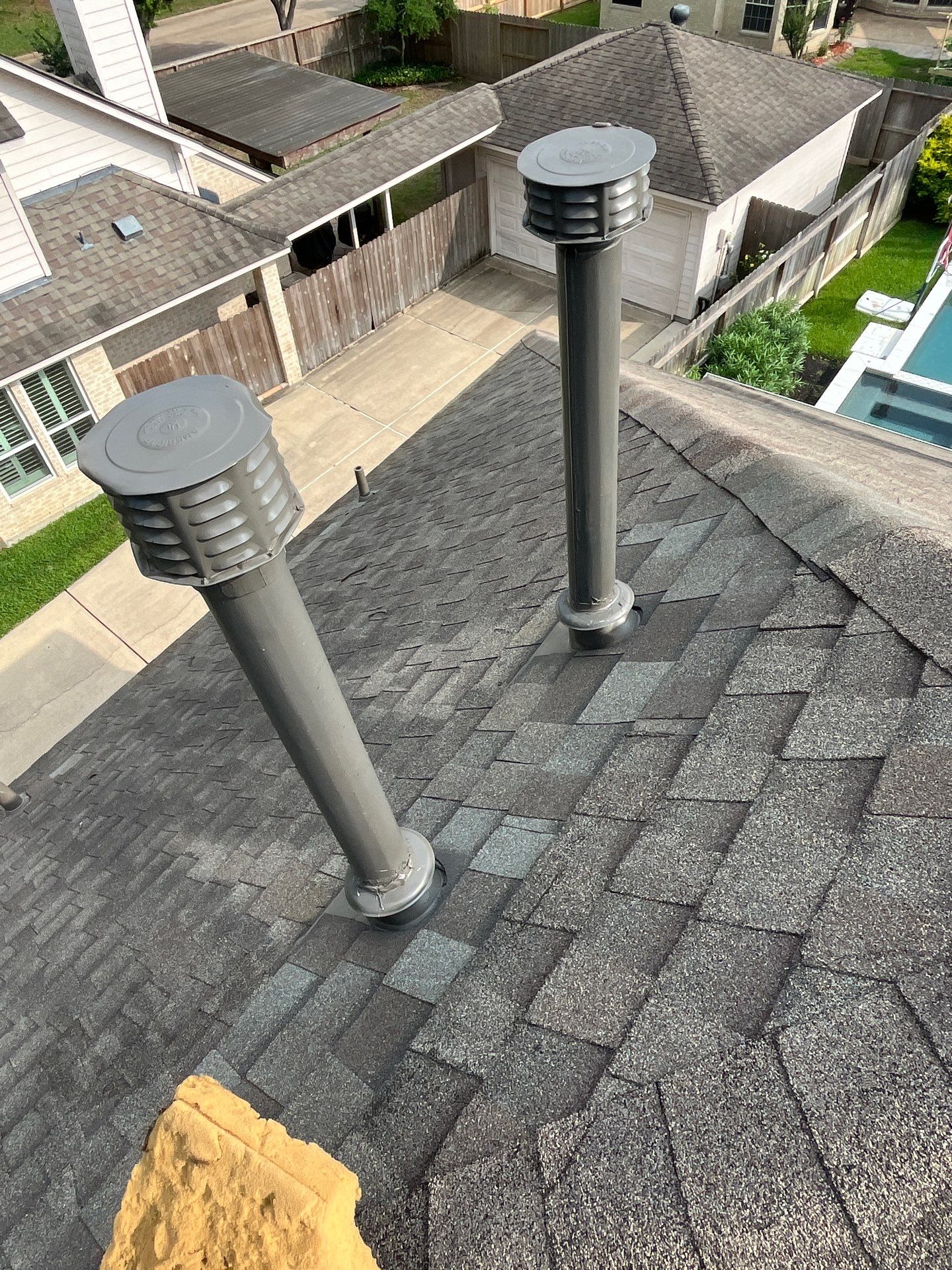 Hail Damage using Owen's Corning Duration (Lifetime) Shingles by Roof Repair Company