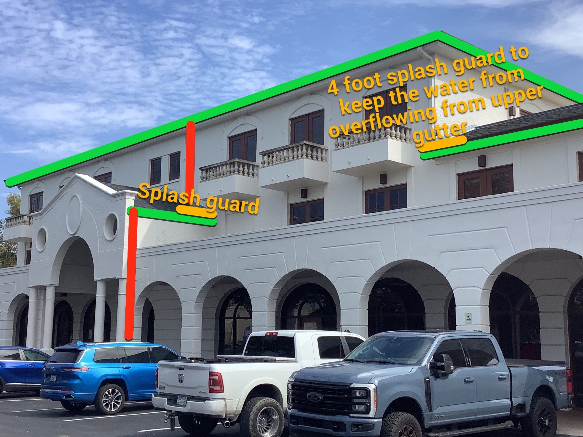 Commercial Gutter Installation in Fort Myers FL by Gutter Professors