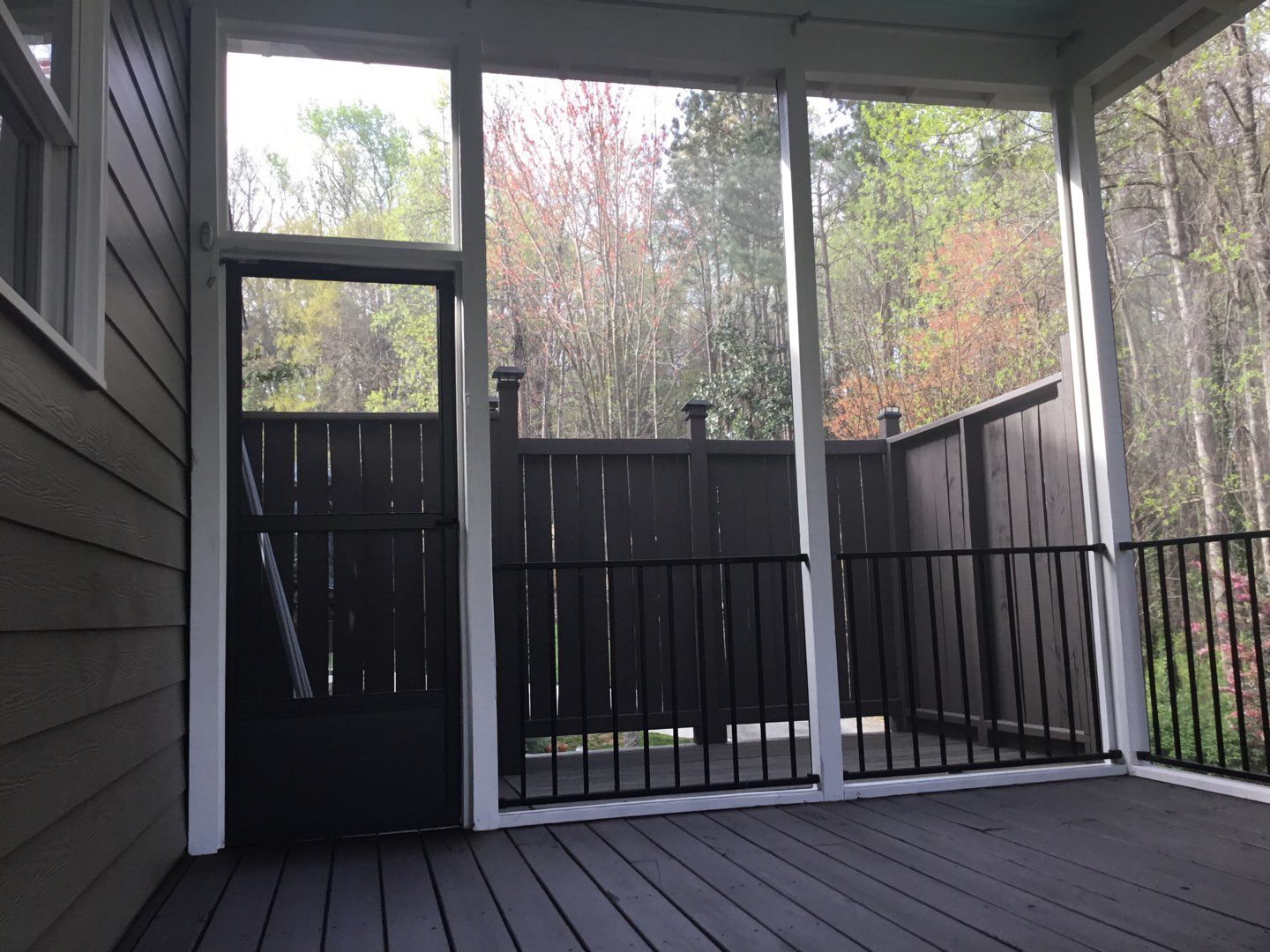 Elevated Screened Porch and Composite Deck Installation in Atlanta by Swift Home Renovations
