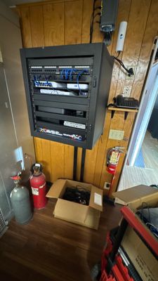 Lakeside Bar AV/POS/DATA install