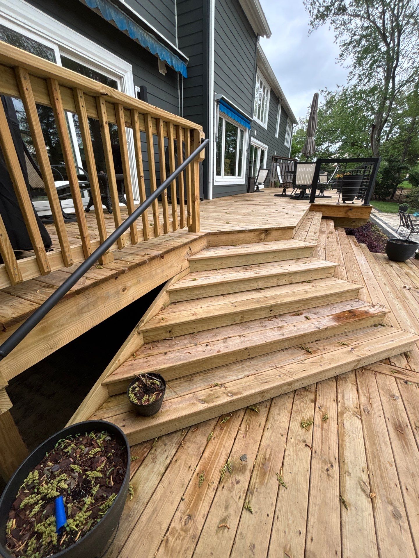 Exterior deck staining by AKK Painting LLC