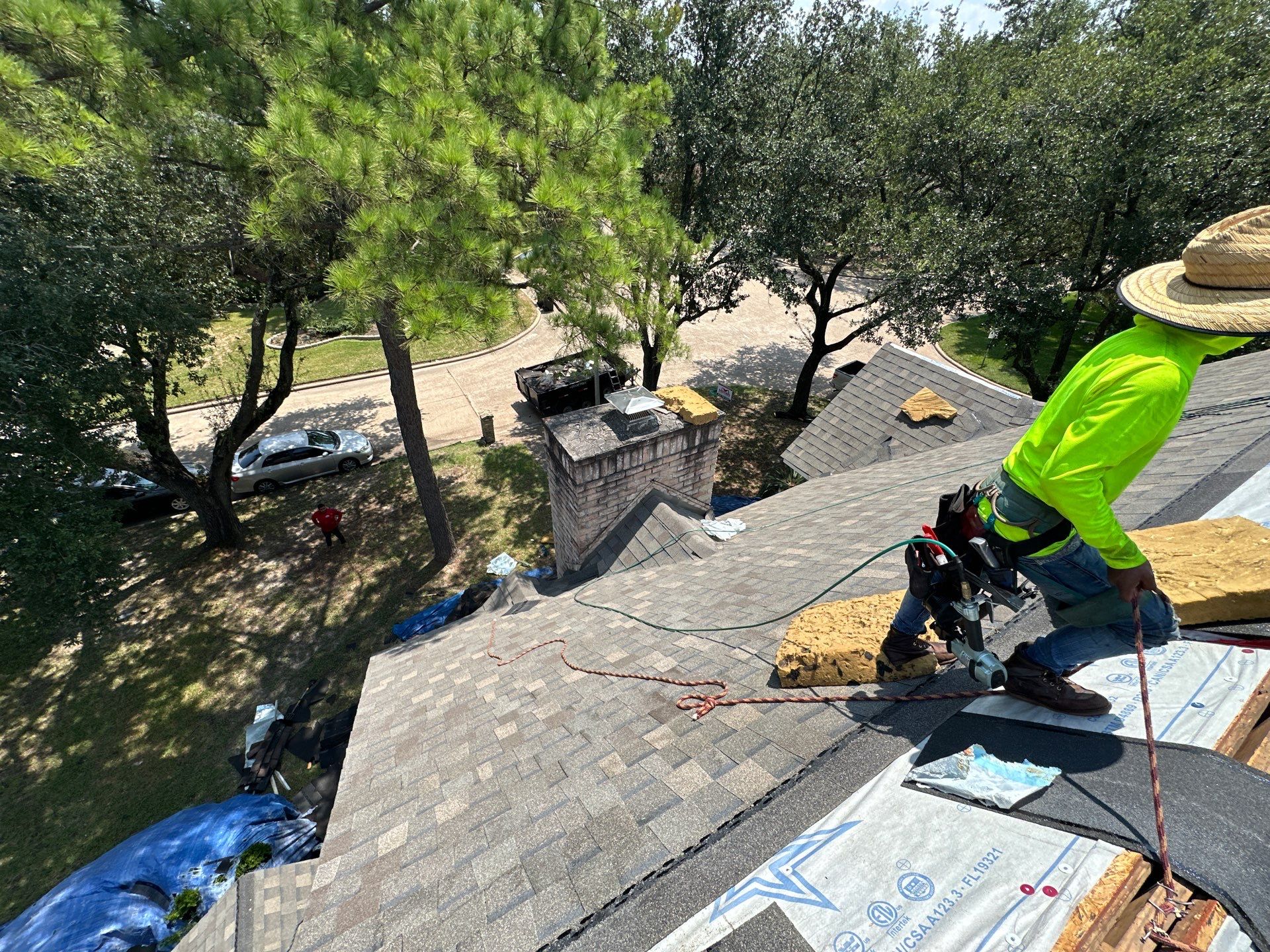 Project in Houston by Motion Roofing