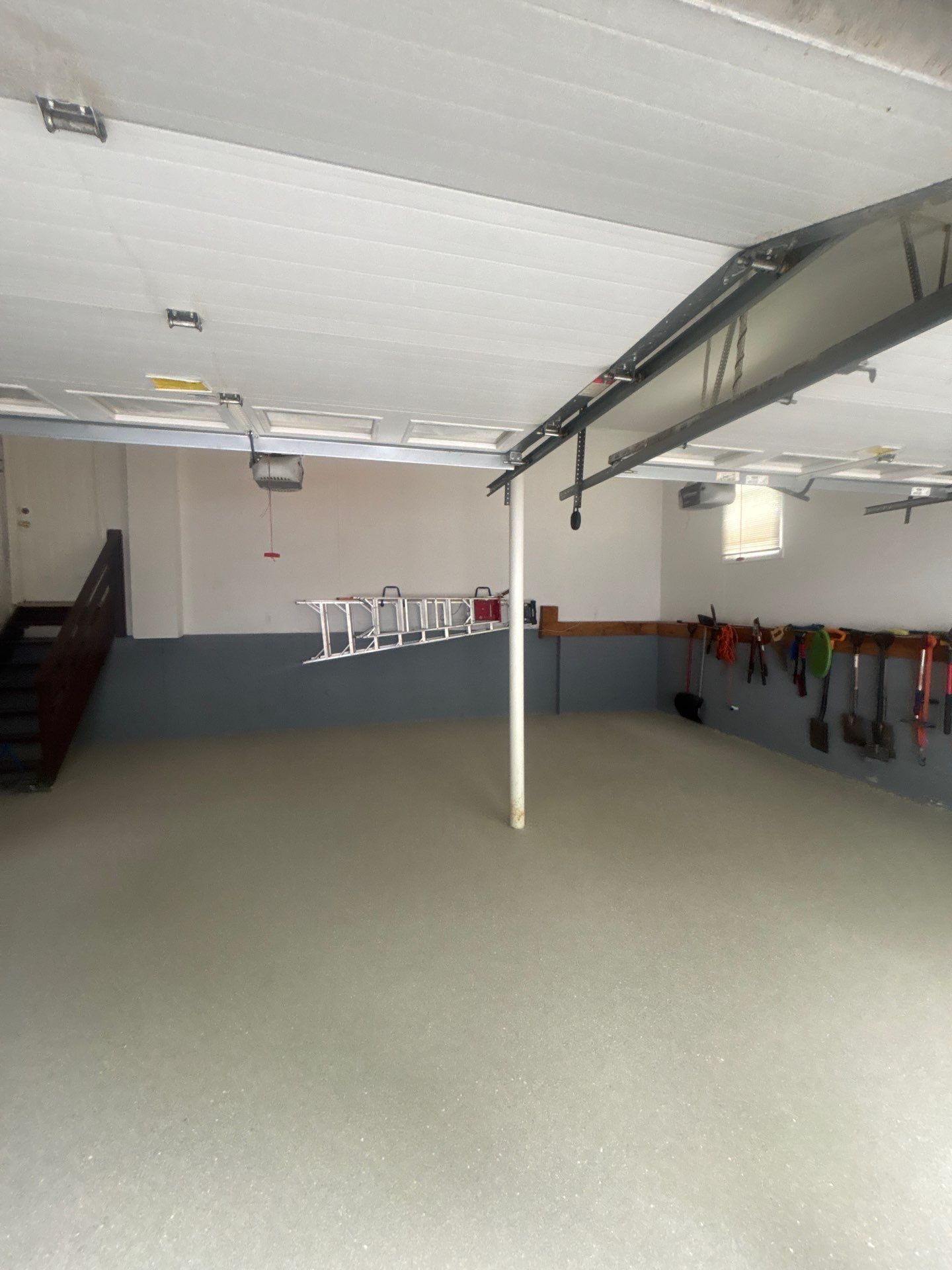 Travertine Polyurea Garage Floor Coating in Randolph, New Jersey by Spectrum Painting, LLC