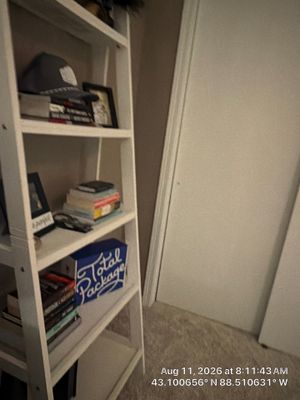 White Sliding Bypass Closet Door Installation in Oconomowoc