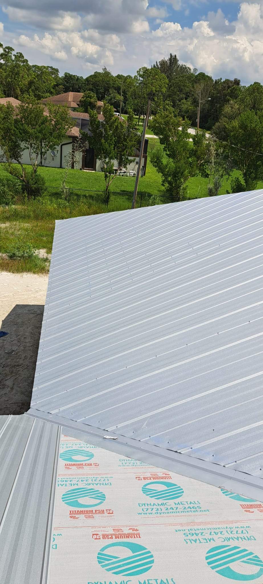 26ga 5V Crimp Mill Finish by Total Roofing System The Metal Roof Experts